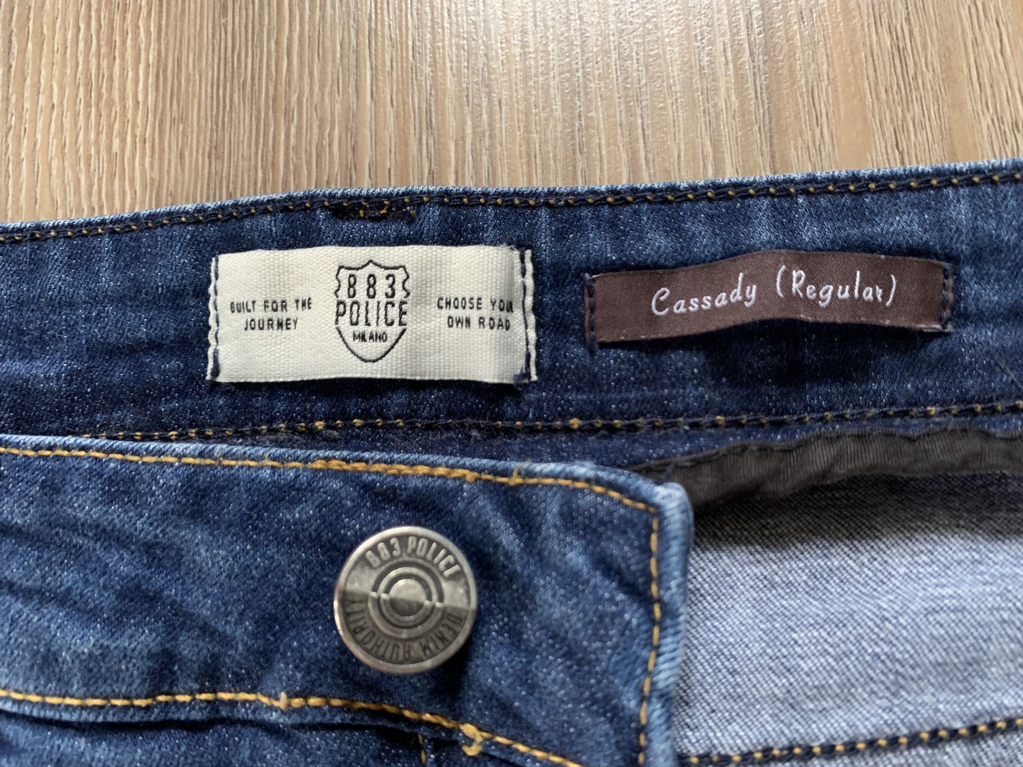 Other Police Cassady Distressed Blue Denim Jeans Size US 38 / EU 54 - 9 Thumbnail