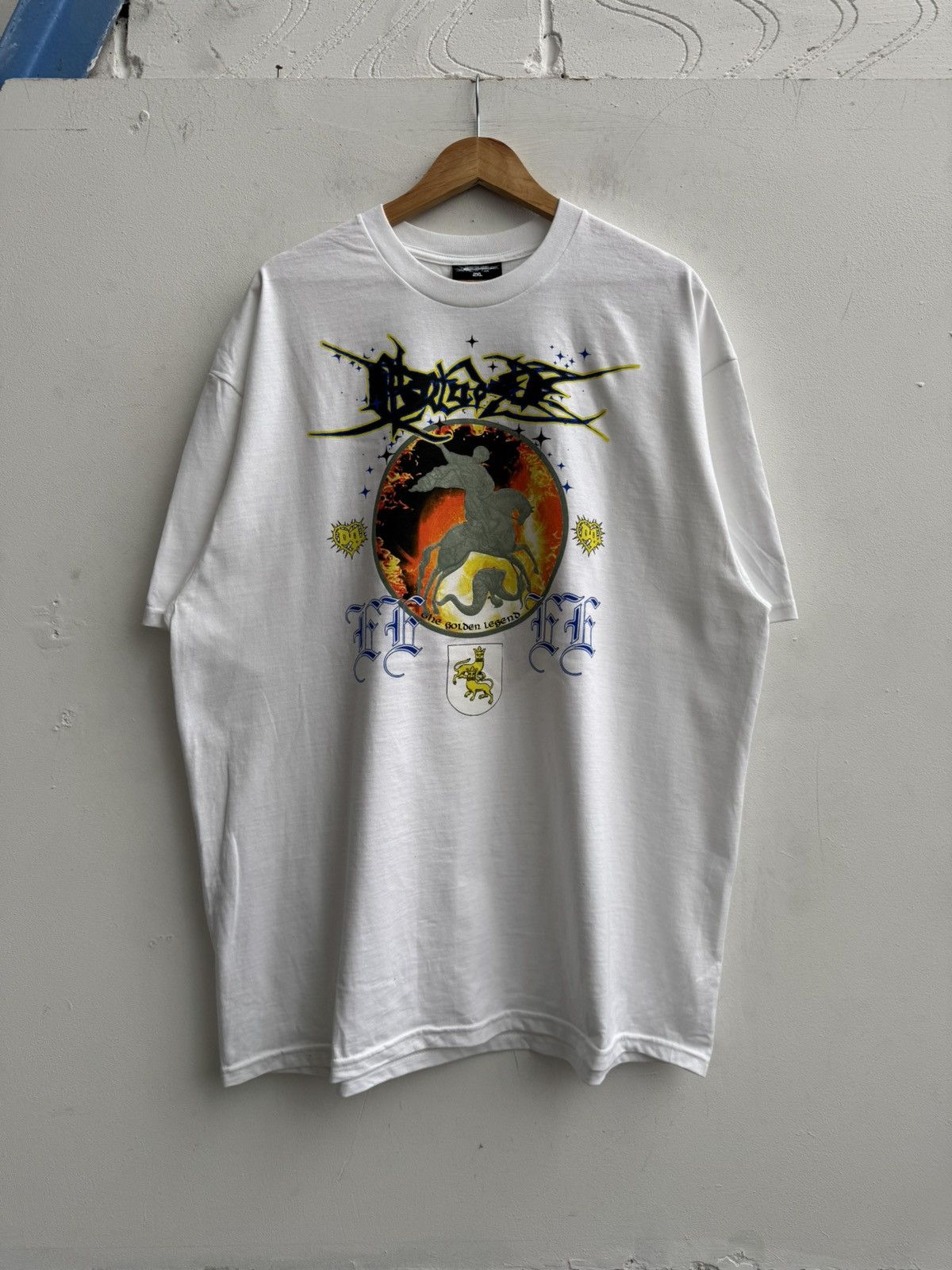 Drain Gang Drain Gang GTB Bladee Martyr Tour T-Shirt In White Size US XXL / EU 58 / 5 - 1 Thumbnail