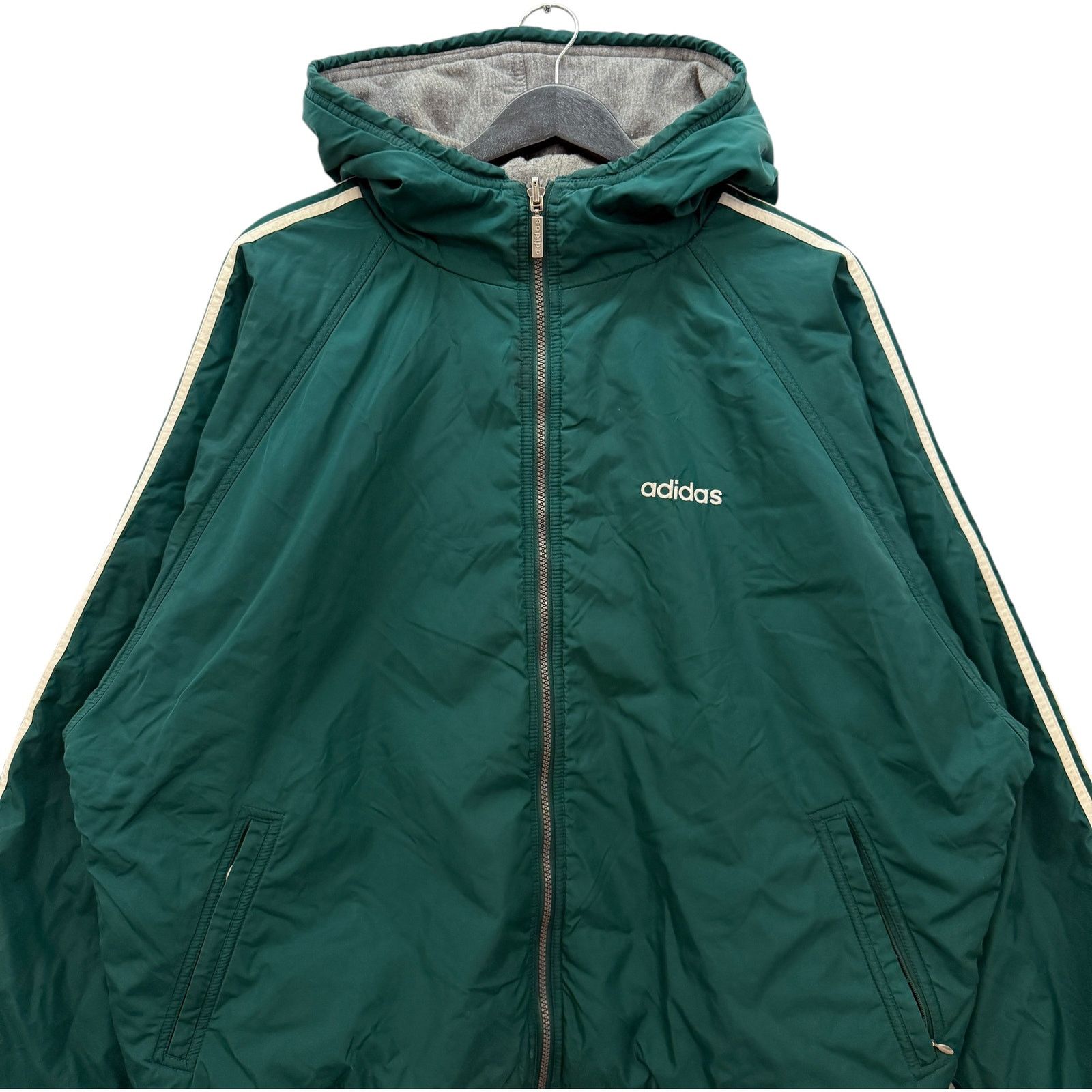 Adidas Vintage Adidas Spellout Logo Windbreaker XL Size US XL / EU 56 / 4 - 2 Thumbnail