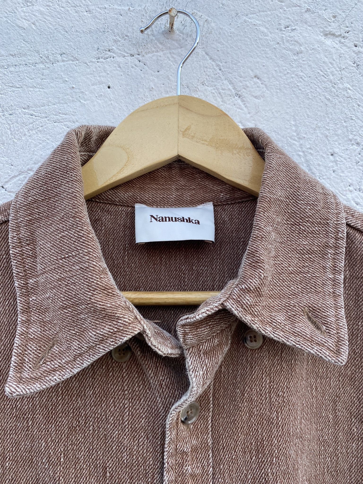 Nanushka Linen Dome Shirt Size US M / EU 48-50 / 2 - 4 Thumbnail