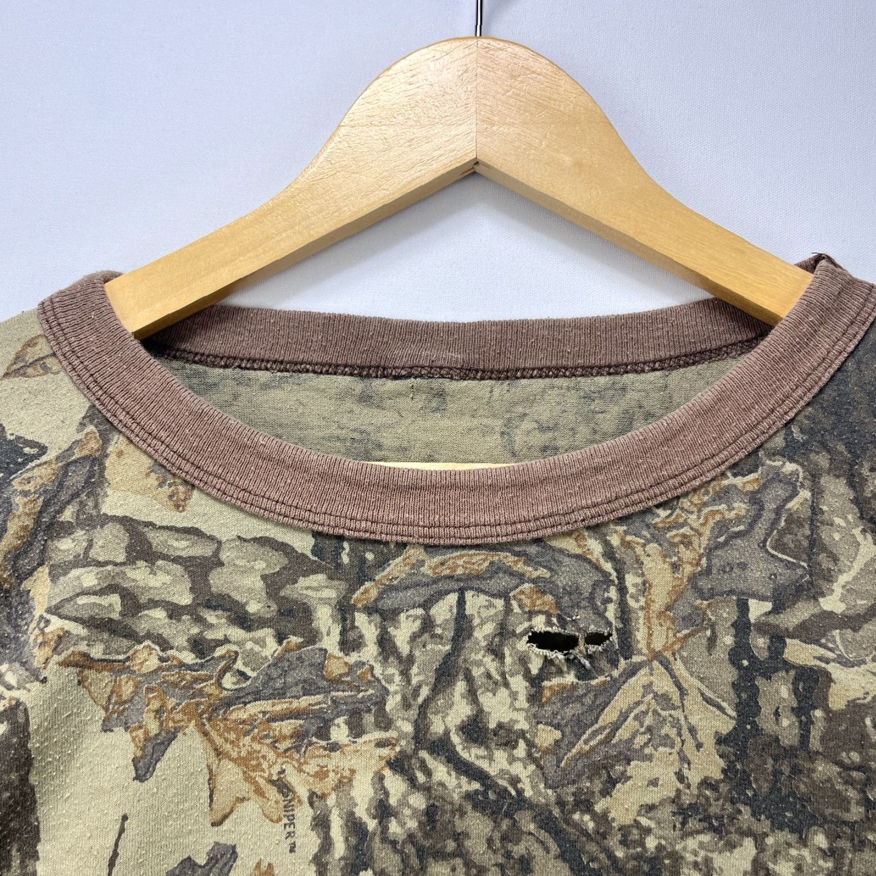 Realtree VINTAGE Realtree Boxy Camo Long Sleeve Shirt L Green 90s Mens Size US L / EU 52-54 / 3 - 7 Thumbnail