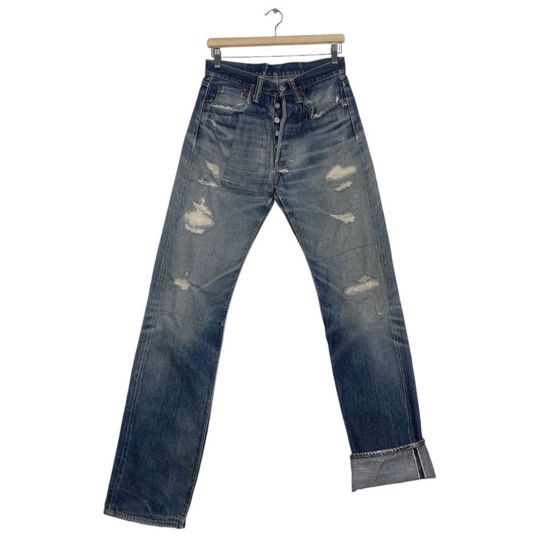 Alchemist × Japanese Brand 💥ALCHEMIST DISTRESSED SELVEDGE JEAN Size US 29 - 7 Thumbnail