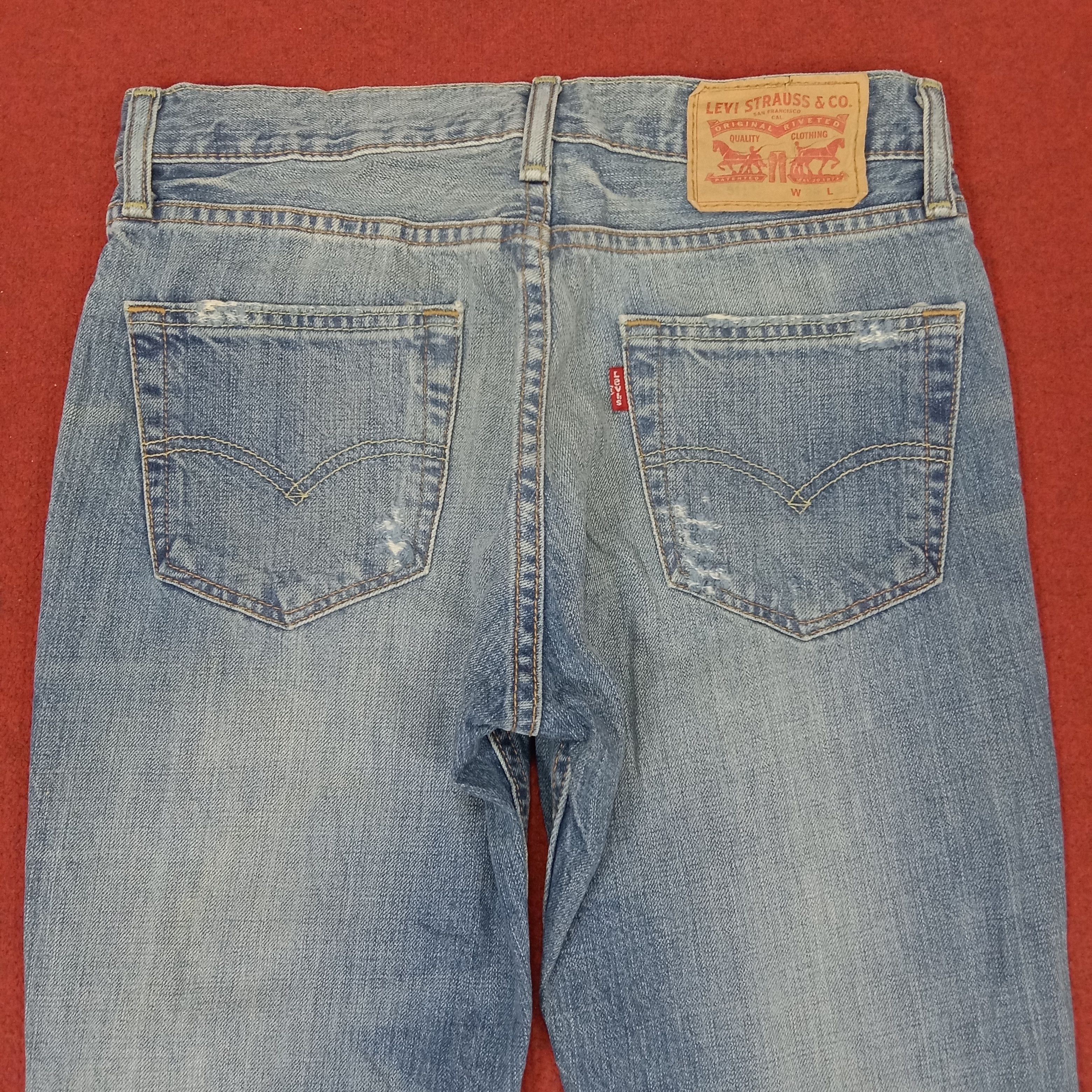 Levi's × Vintage Levis Streetwear Rock Punk Style Distressed Jeans Size US 29 - 5 Thumbnail