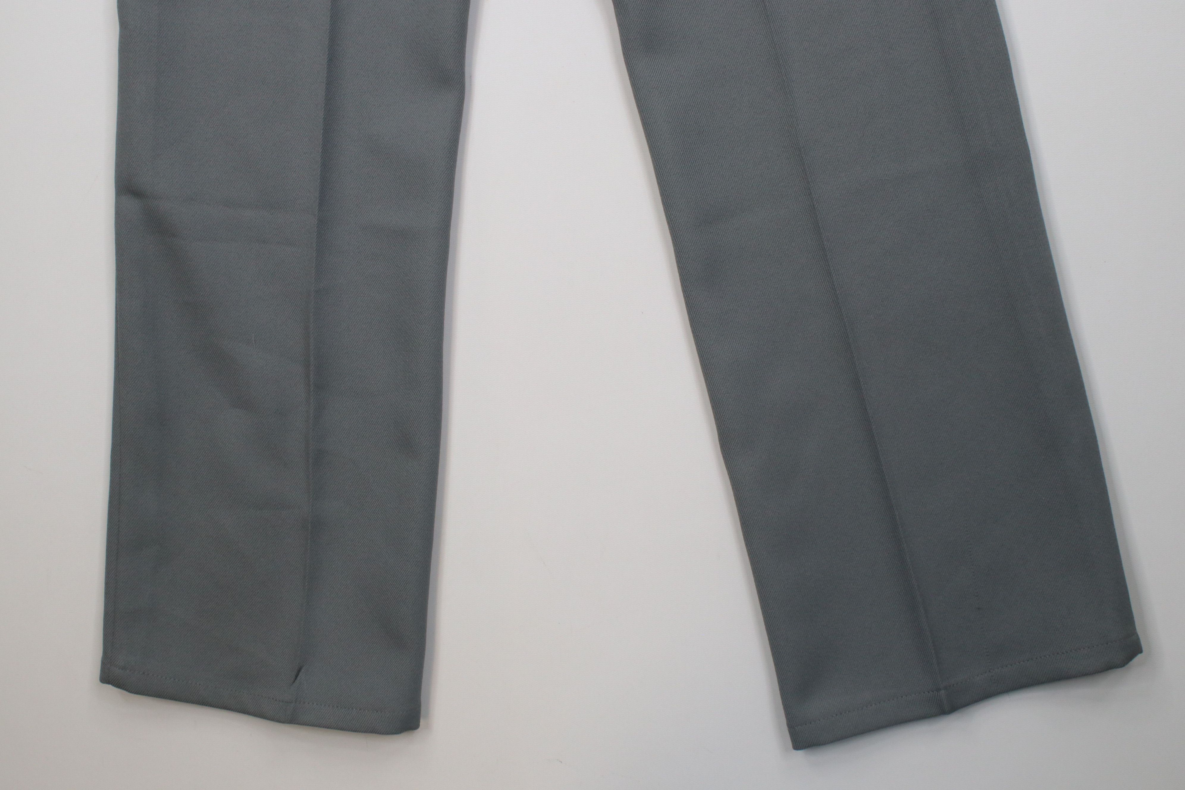 Vintage Vintage 90s Streetwear Knit Flared Wide Leg Chino Pants Gray Size US 32 / EU 48 - 13 Thumbnail