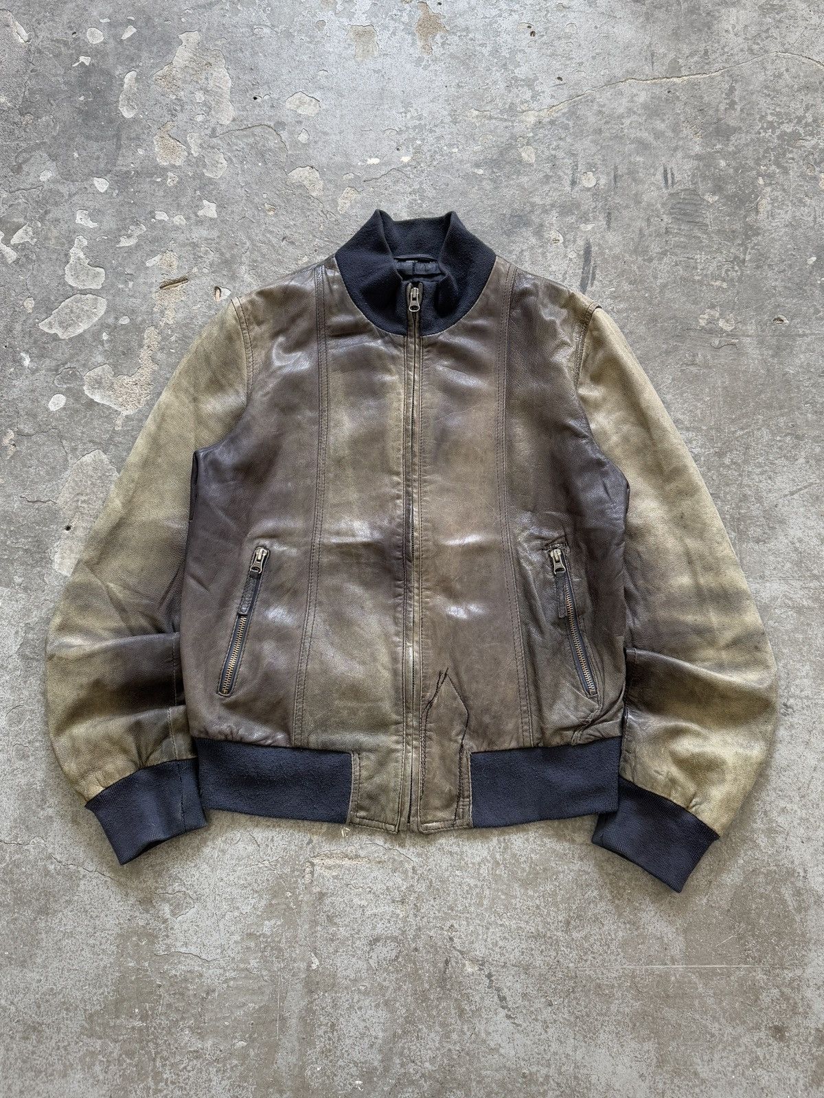 Archival Clothing × Japanese Brand × Leather Jacket Vintage