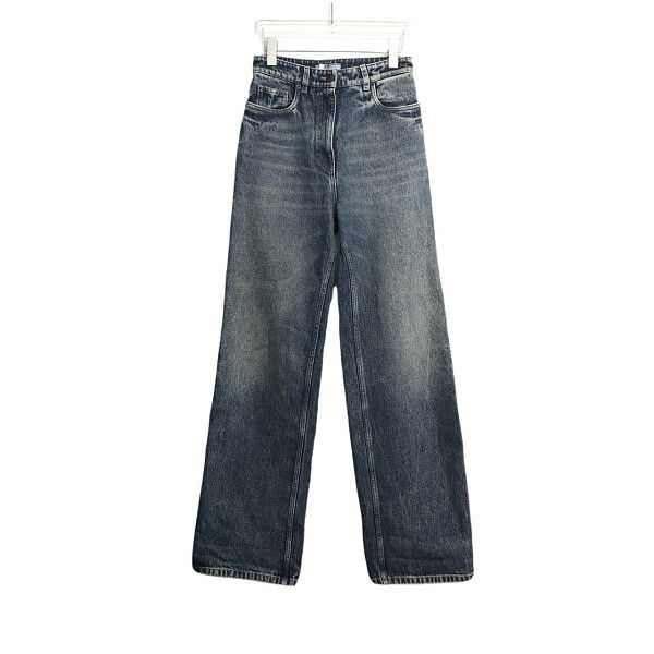 Prada Prada Blue Logo Patch Jeans Size 27 Size 27" / US 4 / IT 40 - 1 Thumbnail
