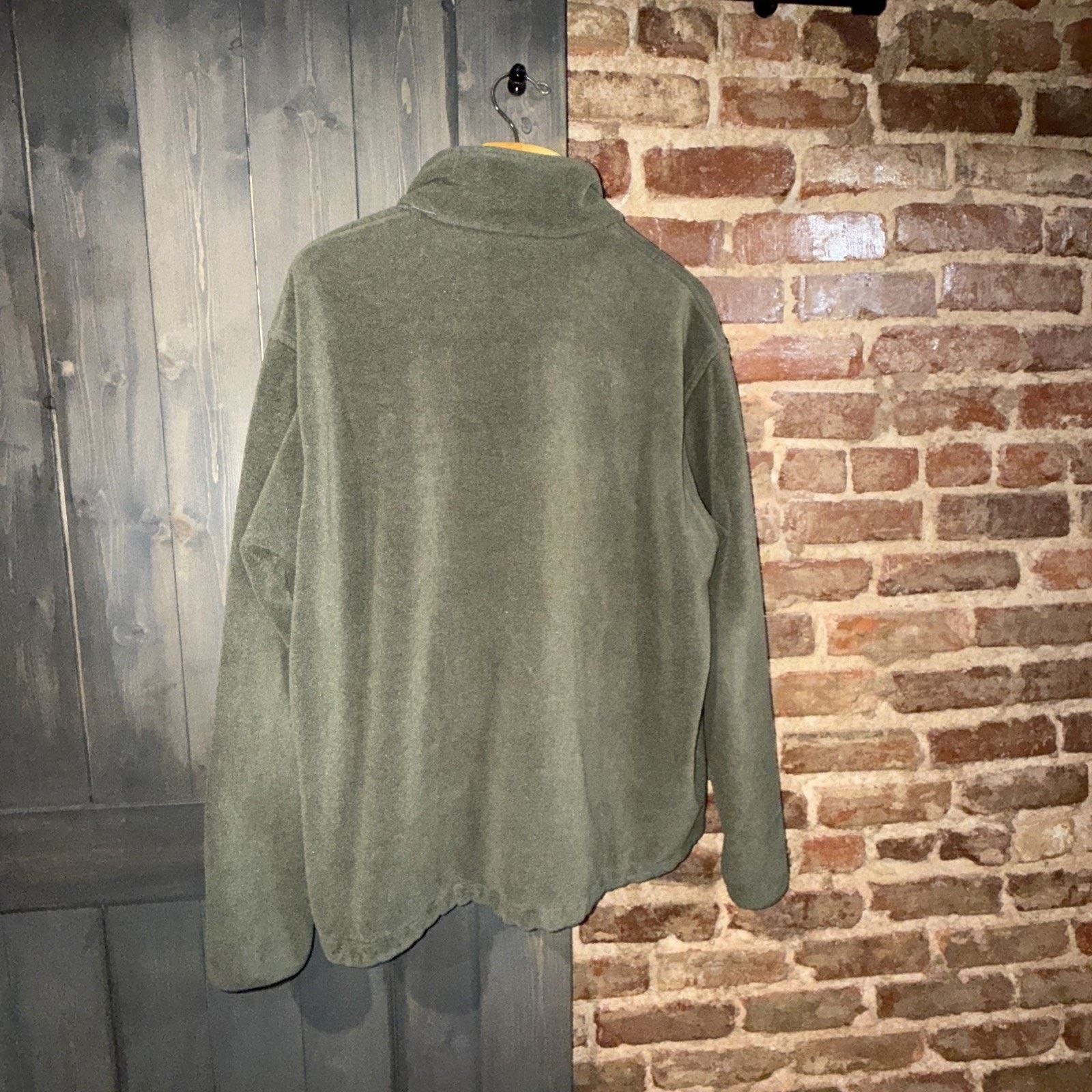 Woolrich Woolen Mills Woolrich Full Zip Jacket Olive Green L Outdoors Gorpcore Size US L / EU 52-54 / 3 - 7 Thumbnail