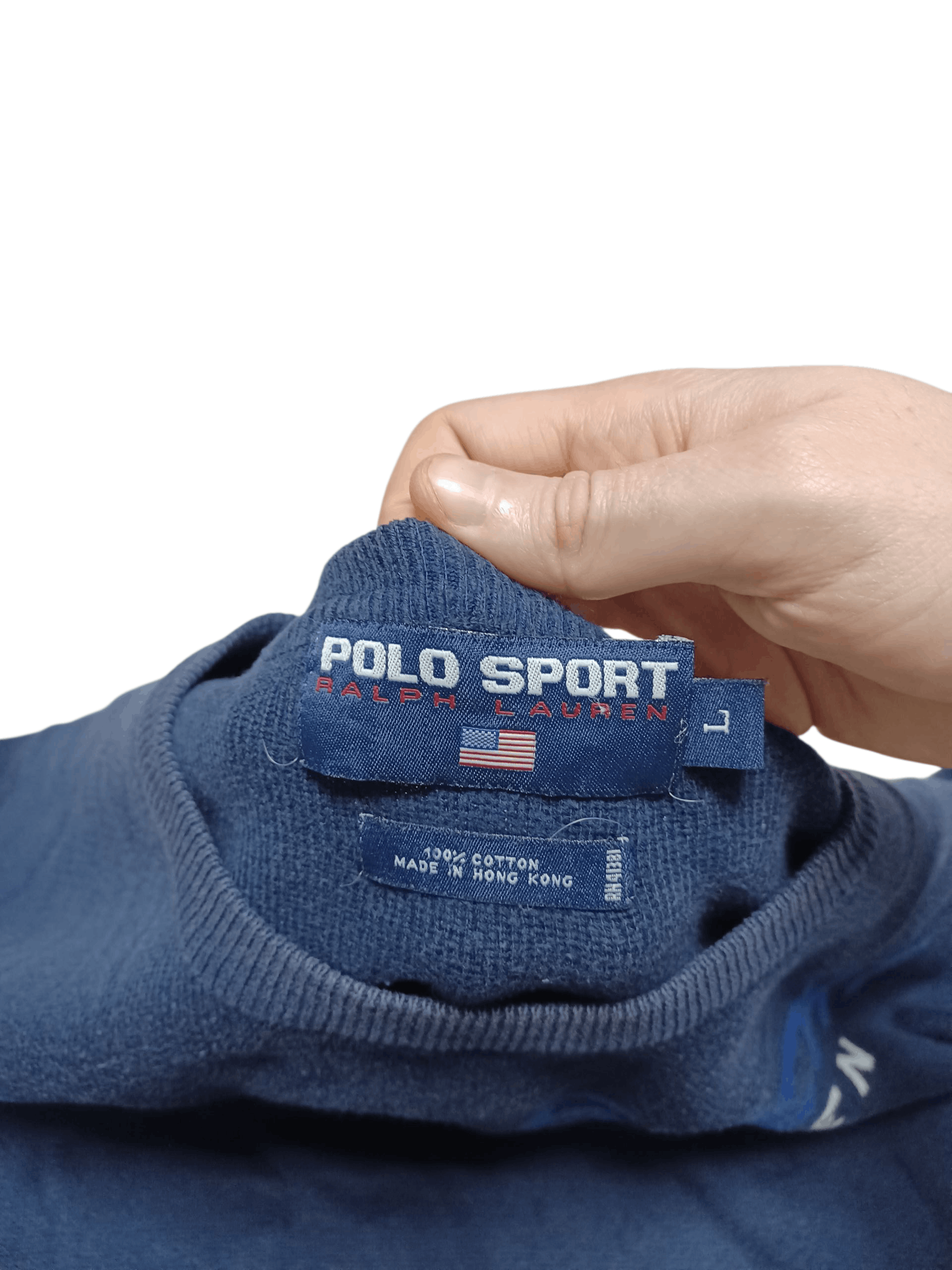 Polo Ralph Lauren POLO SPORT RALPH LAUREN VINTAGE AMERICAN FLAG SWEATER Size US L / EU 52-54 / 3 - 4 Thumbnail