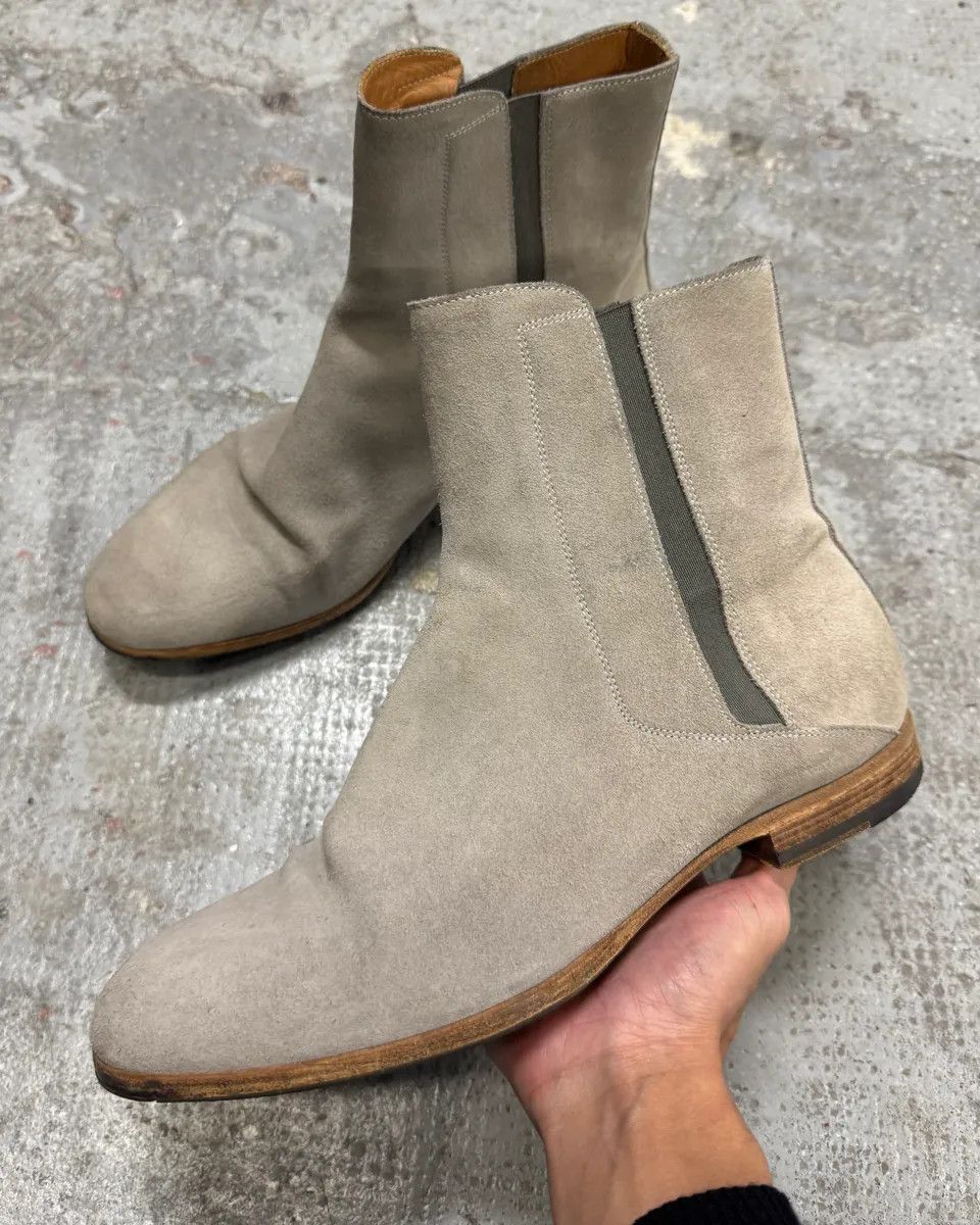 Maison Margiela AW2016 Maison Margiela Grey Suede Boots Size US 9 / EU 42 - 1 Thumbnail