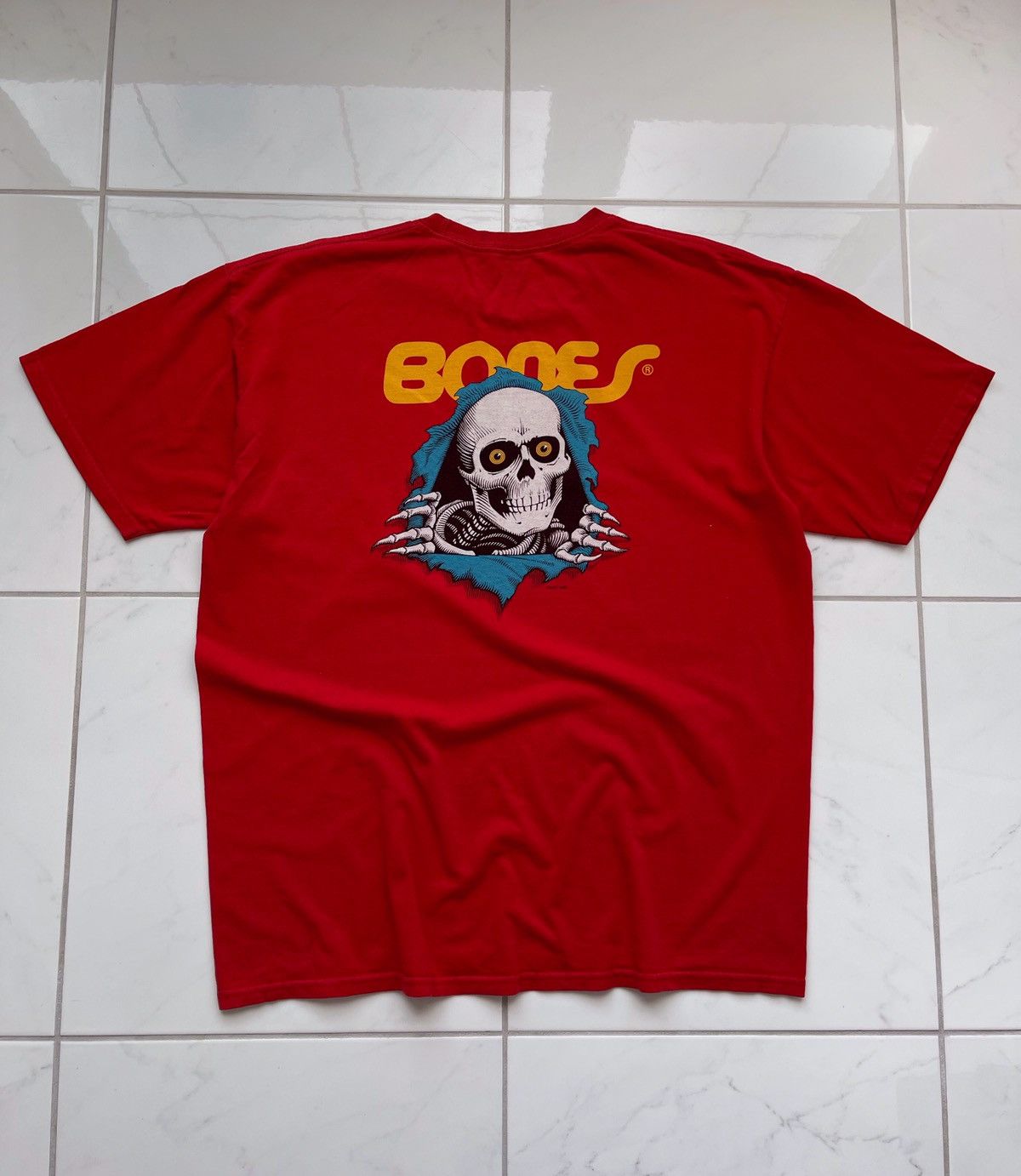 Powell Peralta × Tony Hawk × Vintage Vintage Y2k Powell Peralta Tony Hawk Tee Size US XL / EU 56 / 4 - 1 Thumbnail