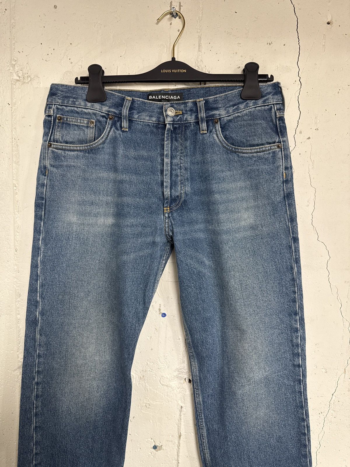 Balenciaga Balenciaga Denim Jeans 33 Size US 33 - 2 Thumbnail