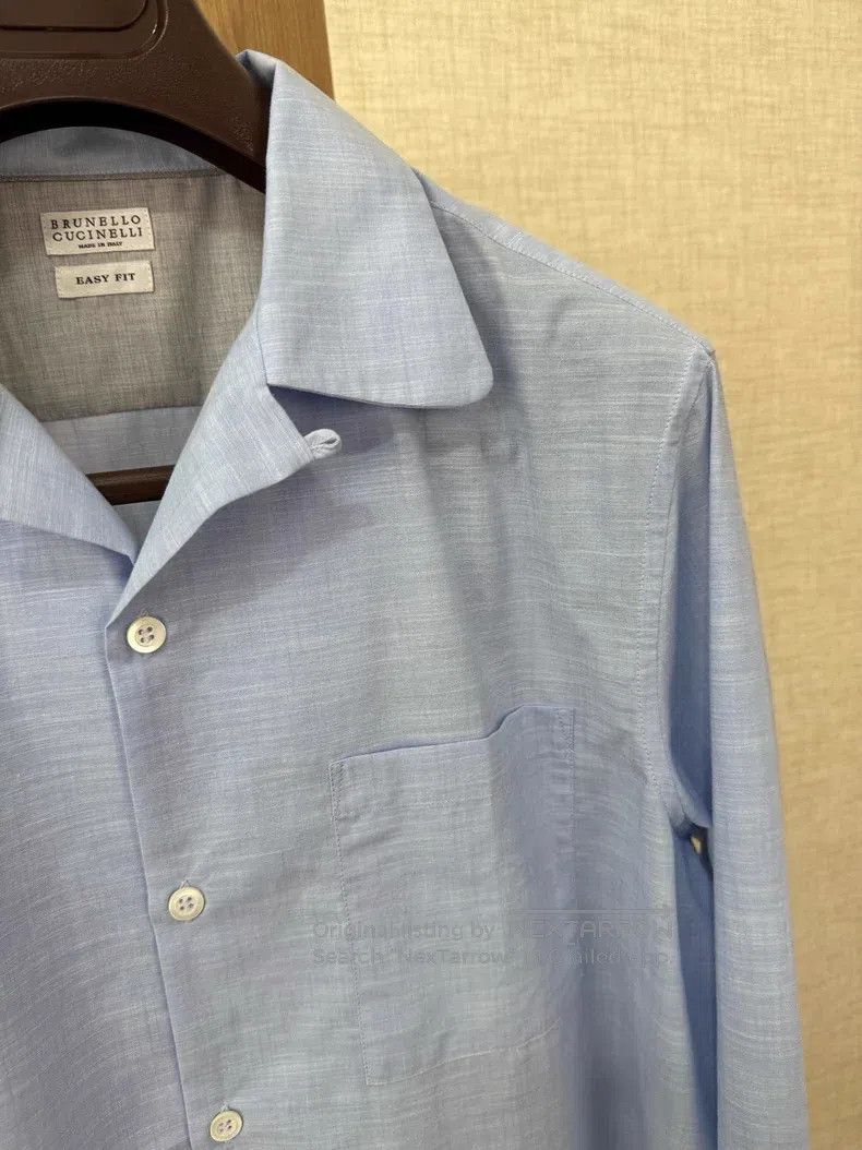 Brunello Cucinelli Brunello Cucinelli 24 spring and summer men's shirt Size US L / EU 52-54 / 3 - 4 Thumbnail