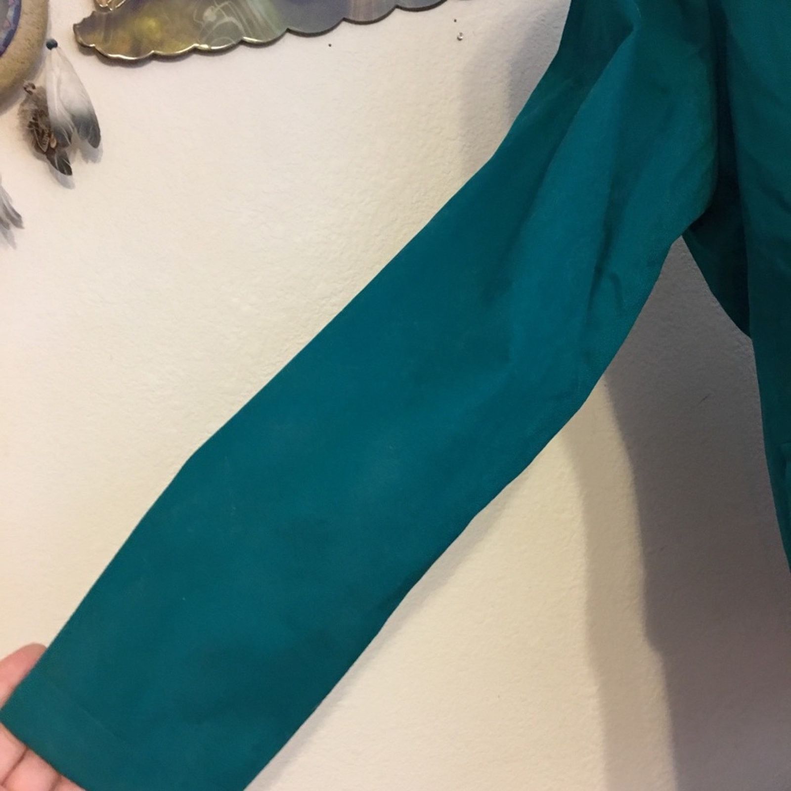 Other Linea by Louis Del’ Olio turquoise jacket NWOT XL Size XL / US 12-14 / IT 48-50 - 4 Thumbnail