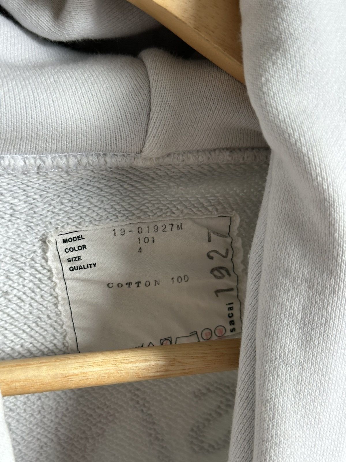 Sacai Sacai Spring/Winter Side Zip Hoodie Size US L / EU 52-54 / 3 - 5 Thumbnail