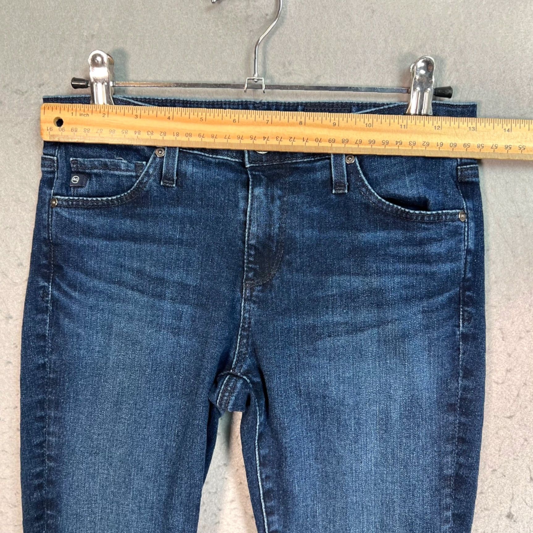 Vintage AG Adriano Goldschmied The Legging Ankle Skinny Jeans Dark Wash Womens Size 26 Size 26" / US 2 / IT 38 - 6 Thumbnail