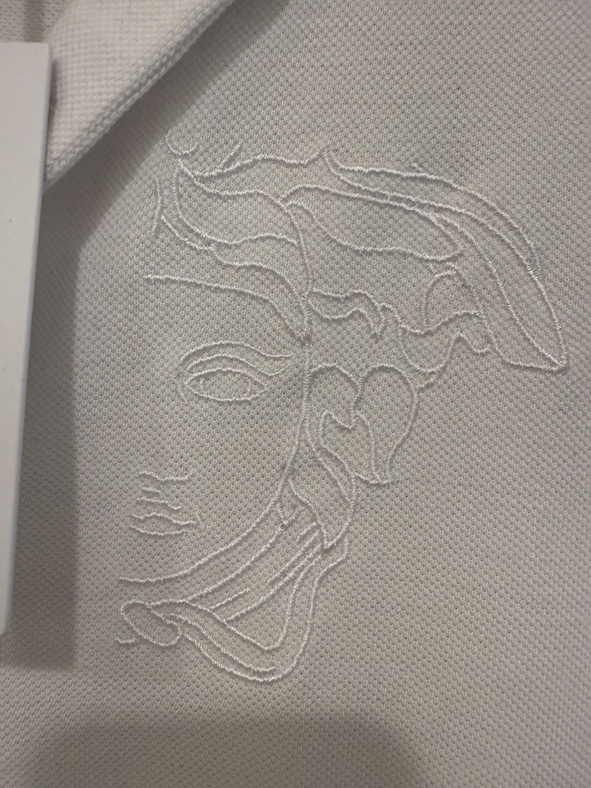 Versace Versace white polo shirt Size US XL / EU 56 / 4 - 2 Thumbnail
