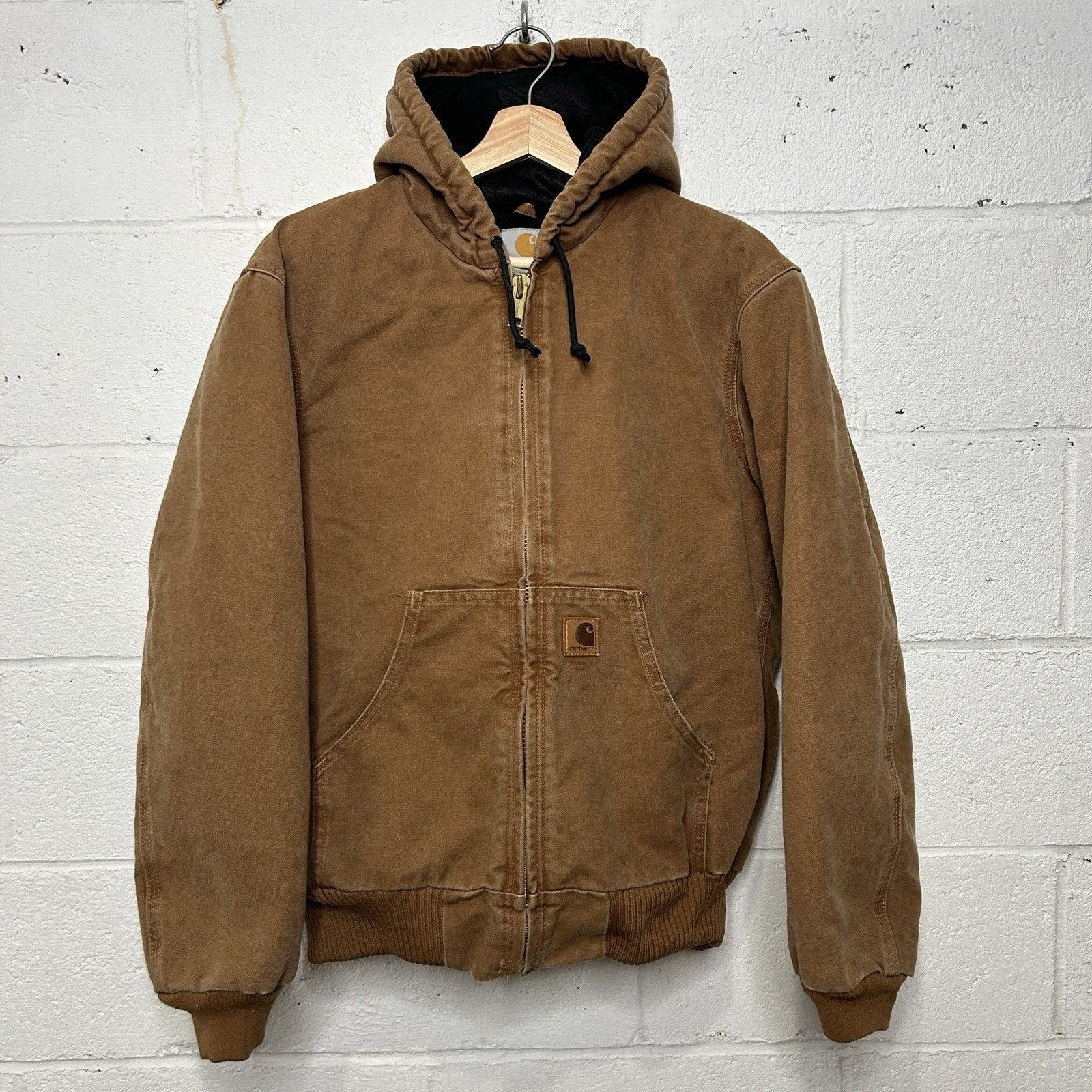 Carhartt Carhartt Sandstone Quilted Hooded Active Jacket “Brown” J130 Size US S / EU 44-46 / 1 - 1 Thumbnail