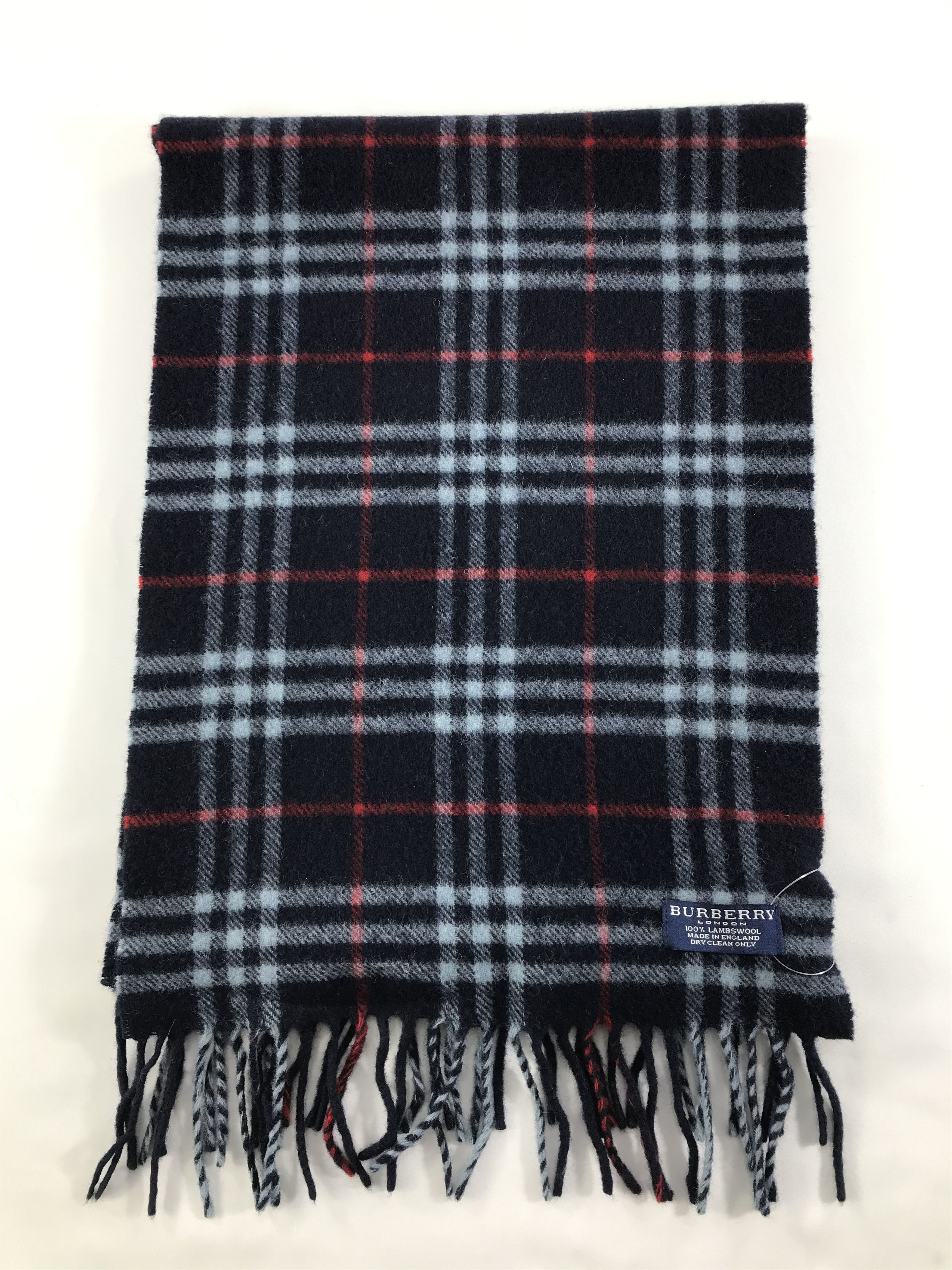 Burberry × Vintage Burberry Scarf / Muffler / Neckwear - WW2470 Size ONE SIZE - 2 Thumbnail