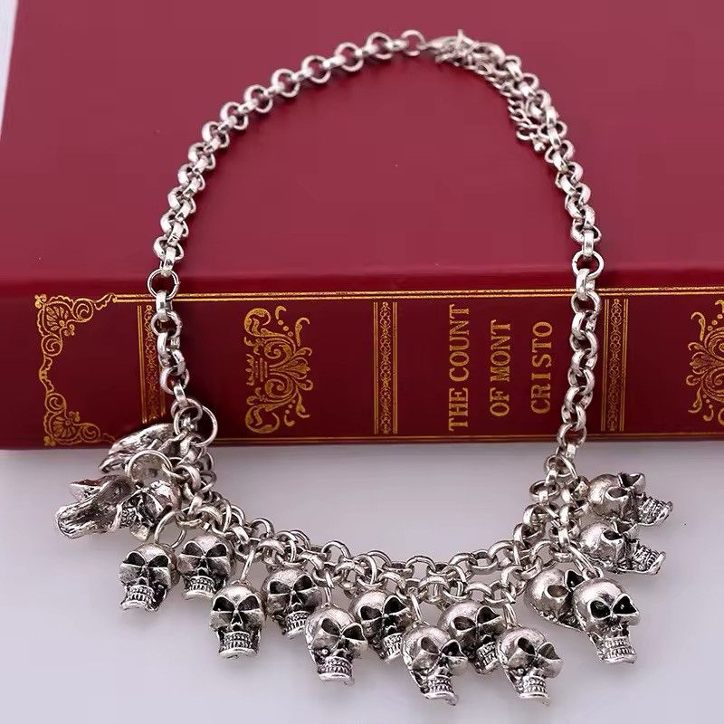 Other Skull Pendant Layered Chain Size ONE SIZE - 4 Thumbnail