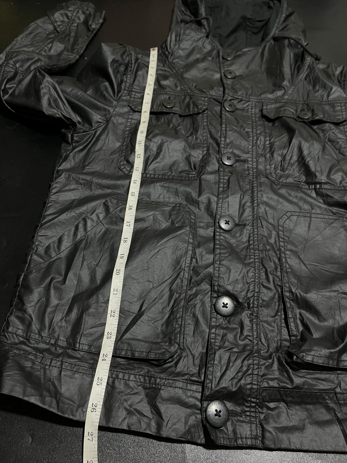 If Six Was Nine Shine Jacket True Black by Samuel And Kevin Size US L / EU 52-54 / 3 - 11 Thumbnail