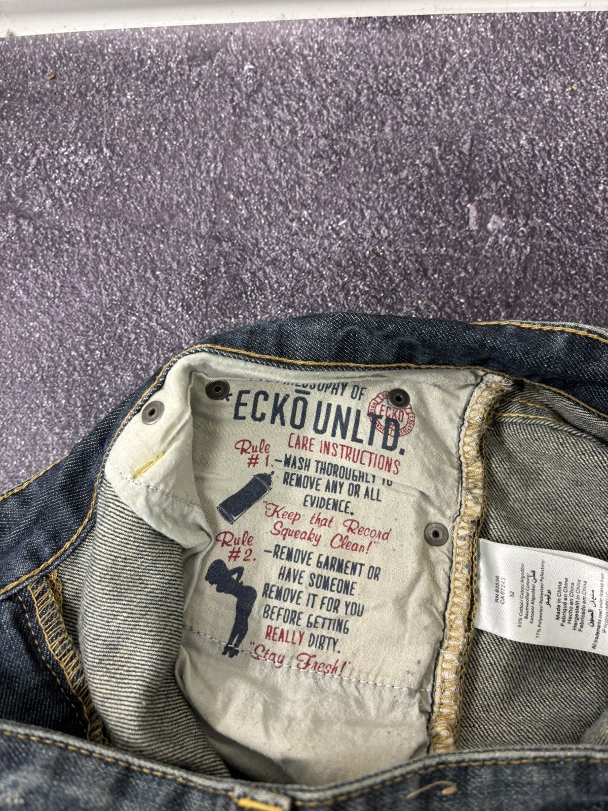Ecko Unltd. Vintage Ecko Unltd Y2K Skate Hype Baggy Denim Shorts Size US 32 / EU 48 - 19 Thumbnail