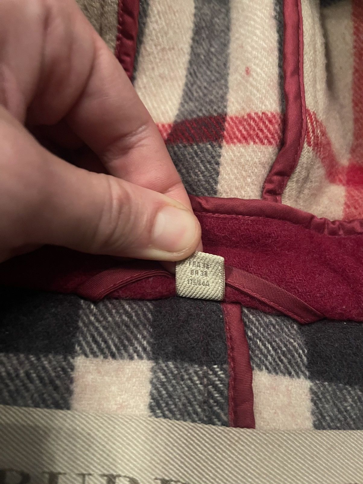 Burberry × Designer Burberry Brit iconic nova check wool duffle coat jacket Size XS / US 0-2 / IT 36-38 - 14 Thumbnail