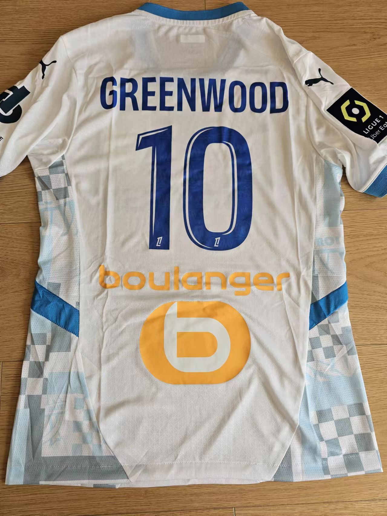 Soccer Jersey 2024 25 Olympique de Marseille 10 Greenwood