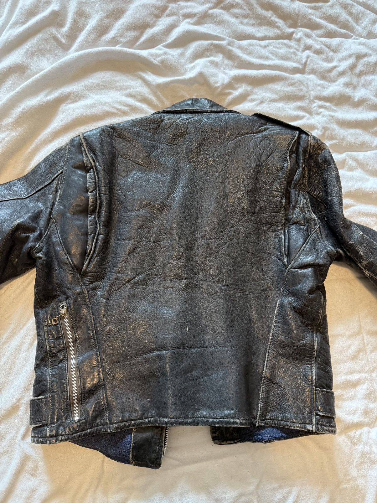 Vintage Horsehide Grais Leather Jacket Size US M / EU 48-50 / 2 - 8 Thumbnail