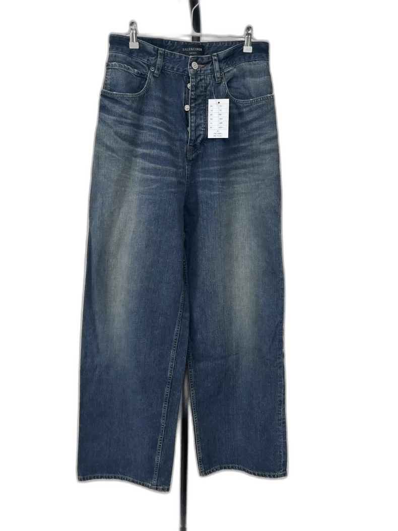 Balenciaga Balenciaga Baggy Button Loose Denim Pants-2506 Size US 26 / EU 42 - 1 Thumbnail