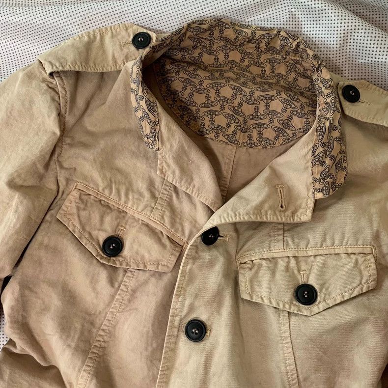 Vivienne Westwood Vivienne Westwood Wash cotton linen jacket to look old Size M / US 6-8 / IT 42-44 - 4 Thumbnail