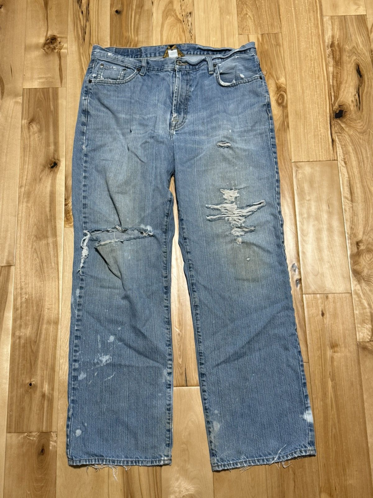 Lucky Brand Lucky Brand Baggy Ripped Denim Size US 36 / EU 52 - 2 Thumbnail