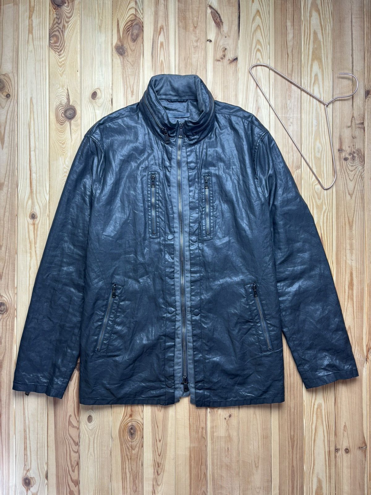John Varvatos John Varvatos Multi-Zip Moto Jacket Black Size US XXL / EU 58 / 5 - 1 Thumbnail