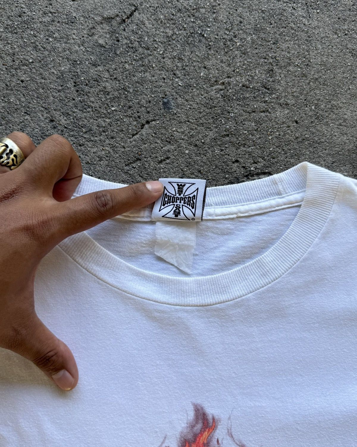 West Coast Choppers Vintage Jesse Who? West Coast Choppers Flames L/S Size US L / EU 52-54 / 3 - 8 Thumbnail