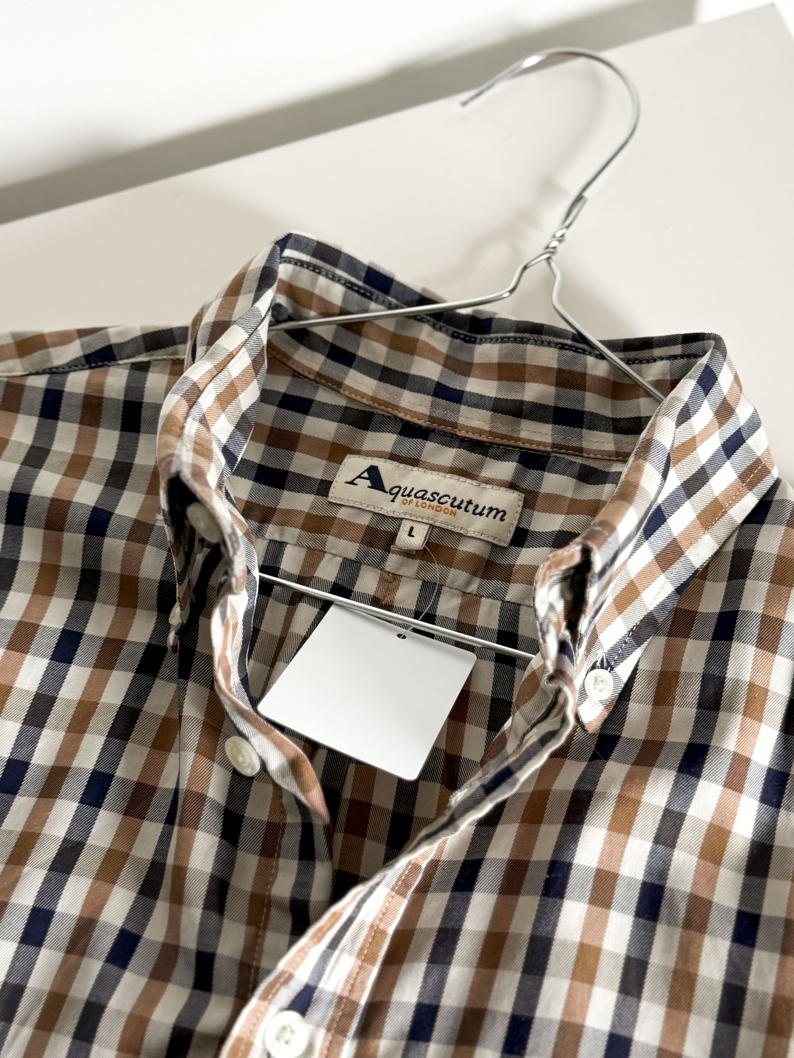 Aquascutum Aquascutum Men’s Short Sleeve Size US L / EU 52-54 / 3 - 6 Thumbnail