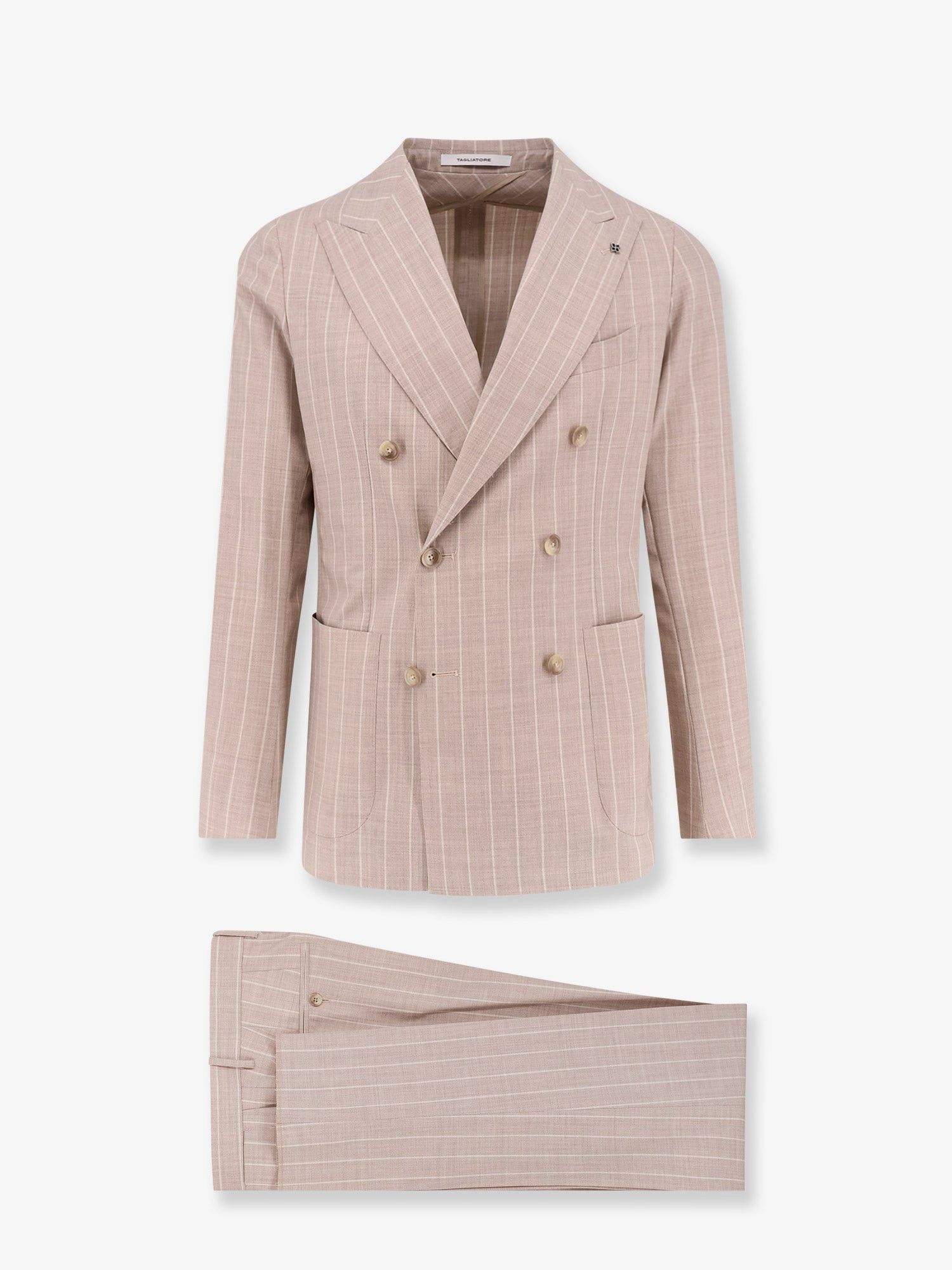 Tagliatore Virgin Wool And Silk Suit Size US XXL / EU 58 / 5 - 1 Thumbnail