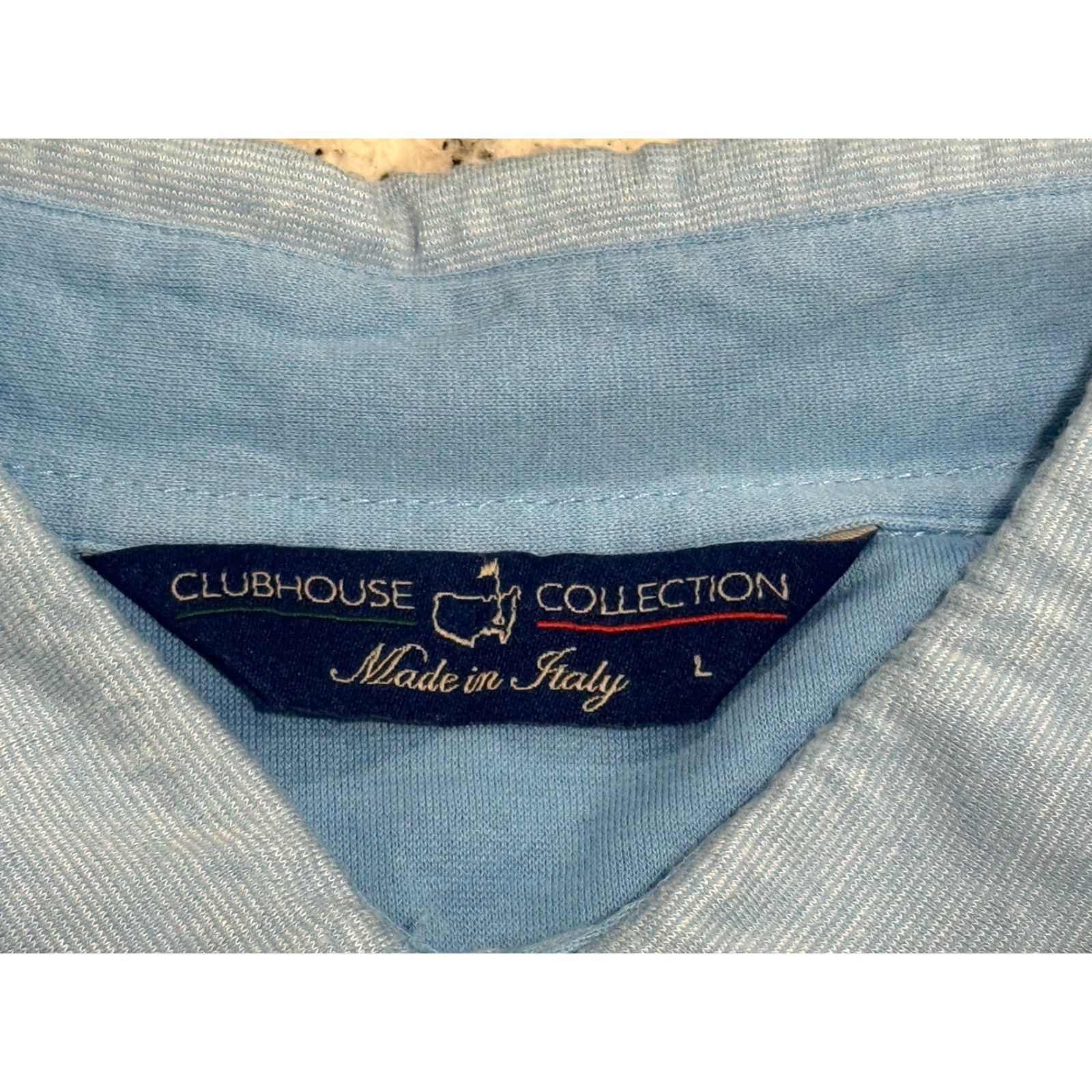 Vintage Masters Clubhouse Collection Golf Shirt Mens L Light Blue Performance Size US L / EU 52-54 / 3 - 5 Thumbnail