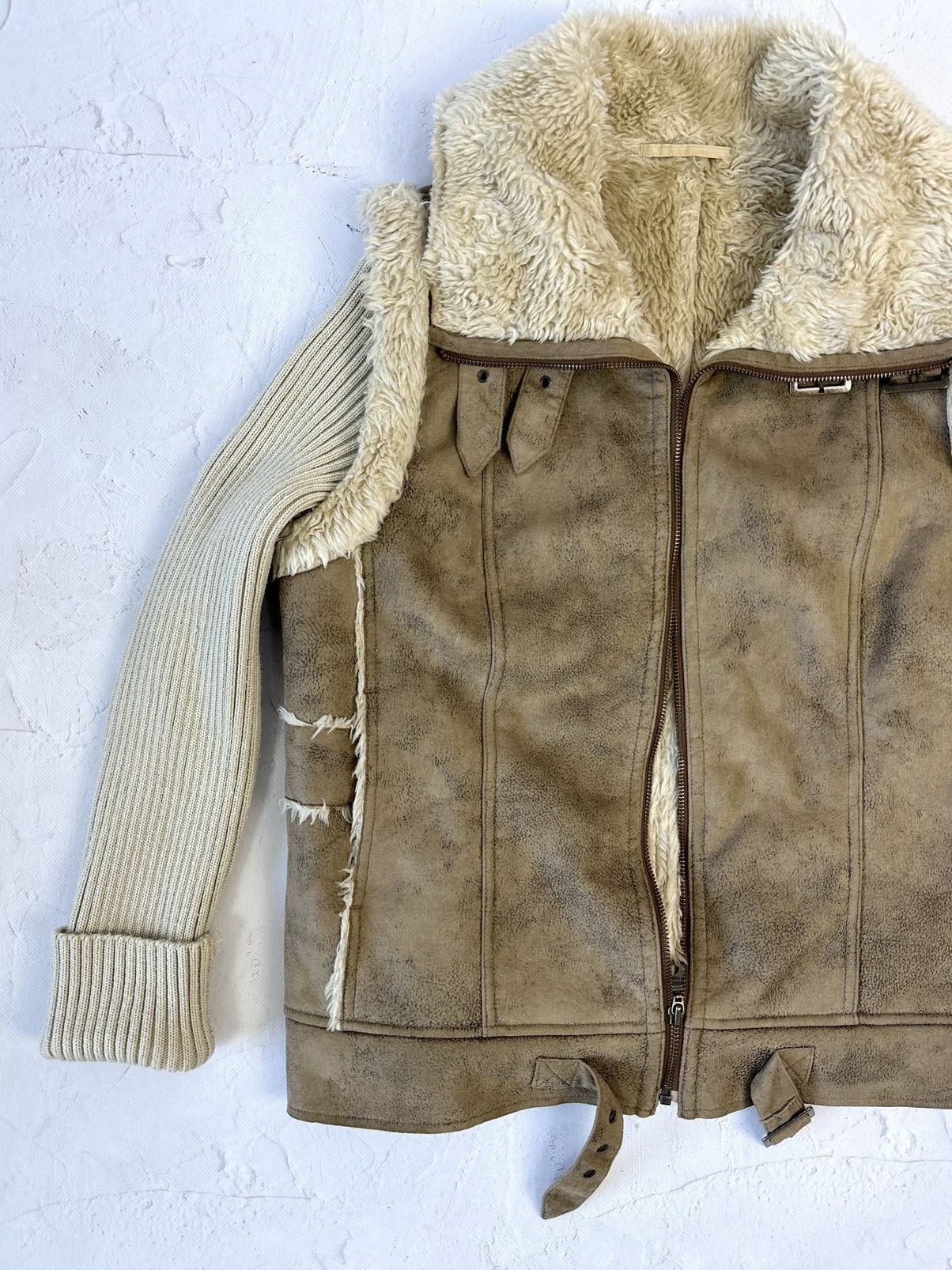 If Six Was Nine Vintage fur sheepskin coat Size XL / US 12-14 / IT 48-50 - 4 Thumbnail