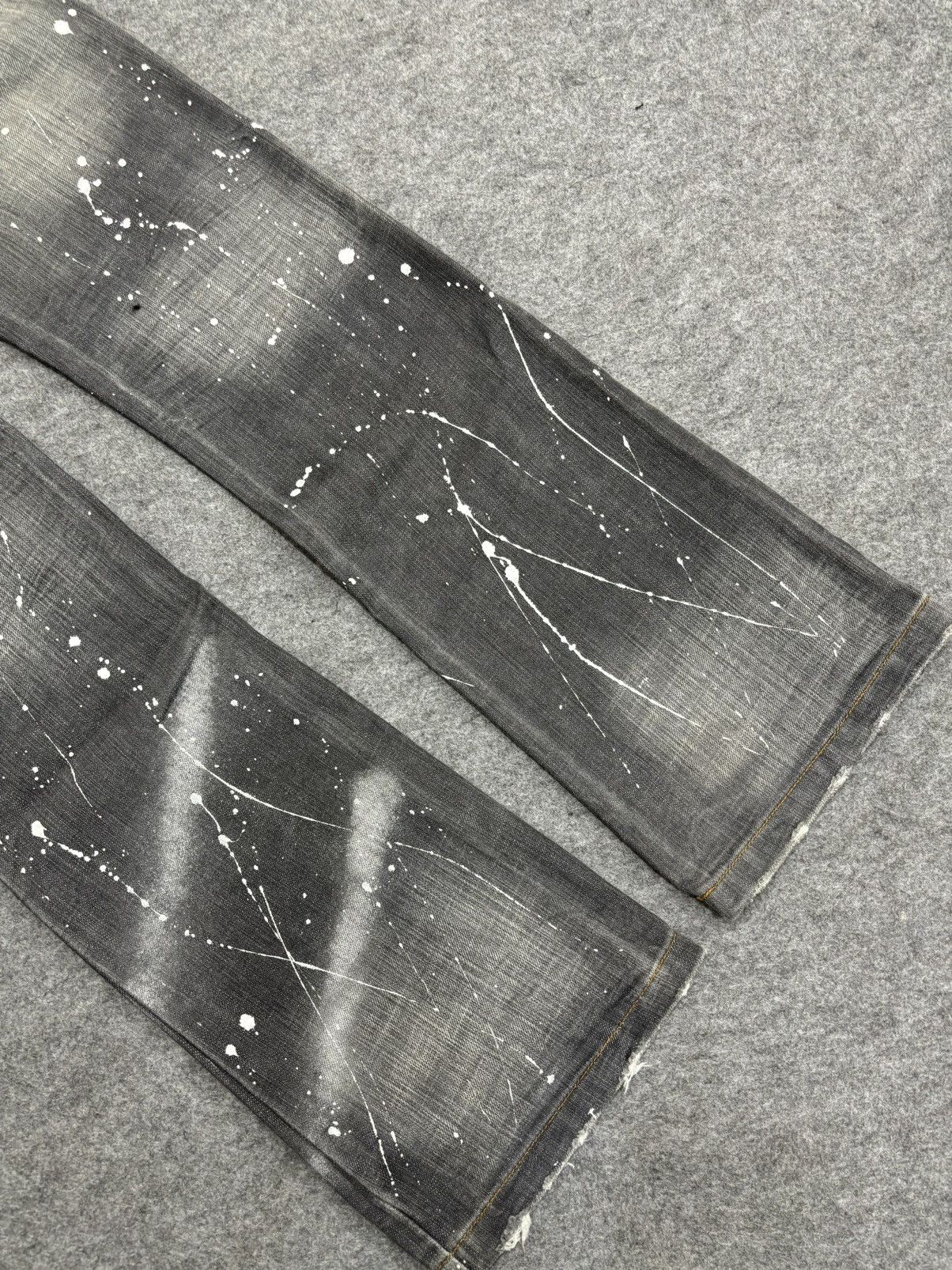 Seditionaries 💥FLARE💥 RHYME Japan Painter Spiky Distressed Denim F566 Size US 28 / EU 44 - 20 Thumbnail