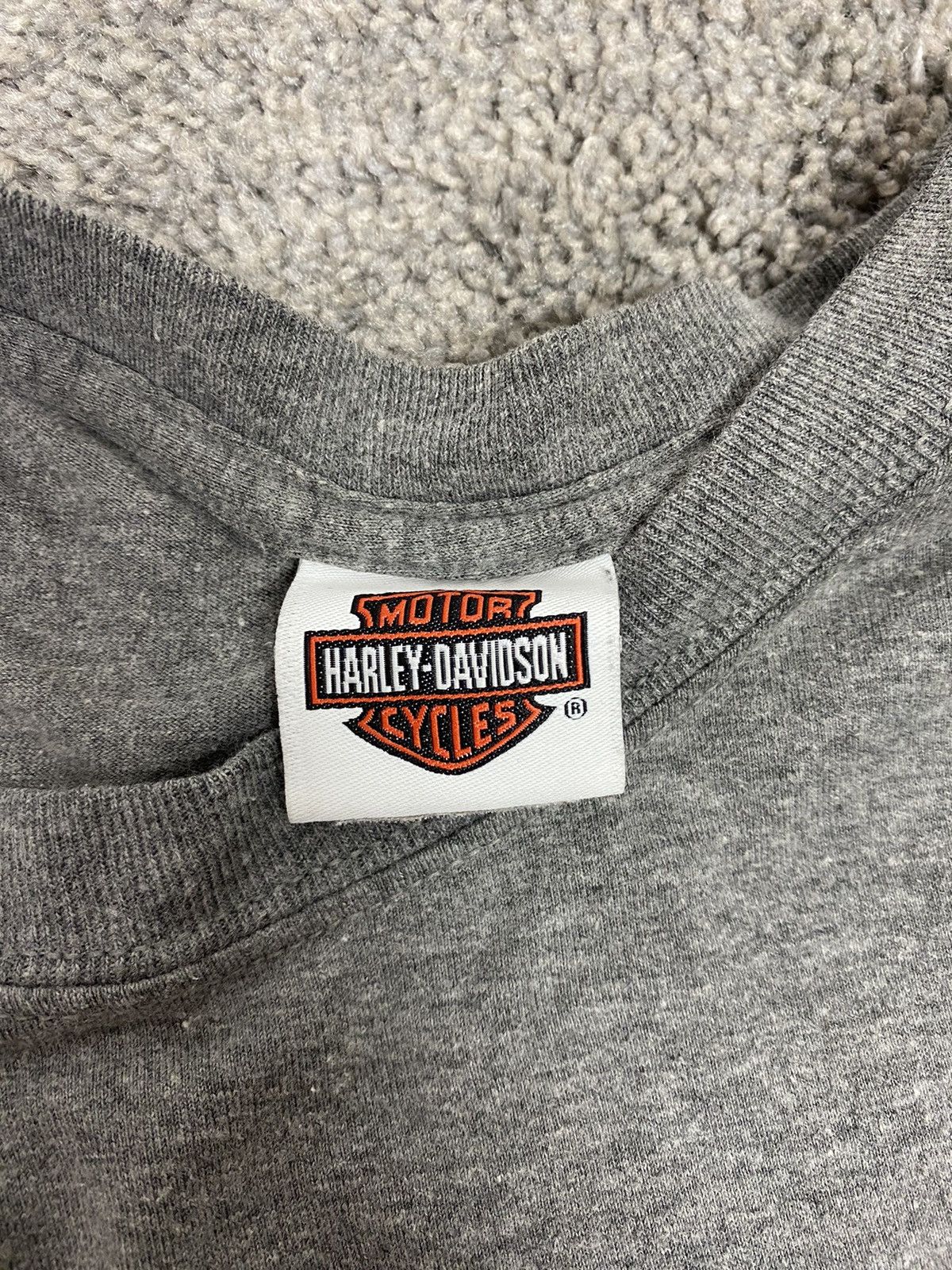 Harley Davidson × Vintage Vintage gray harley davidson tshirt Size US XXL / EU 58 / 5 - 3 Thumbnail