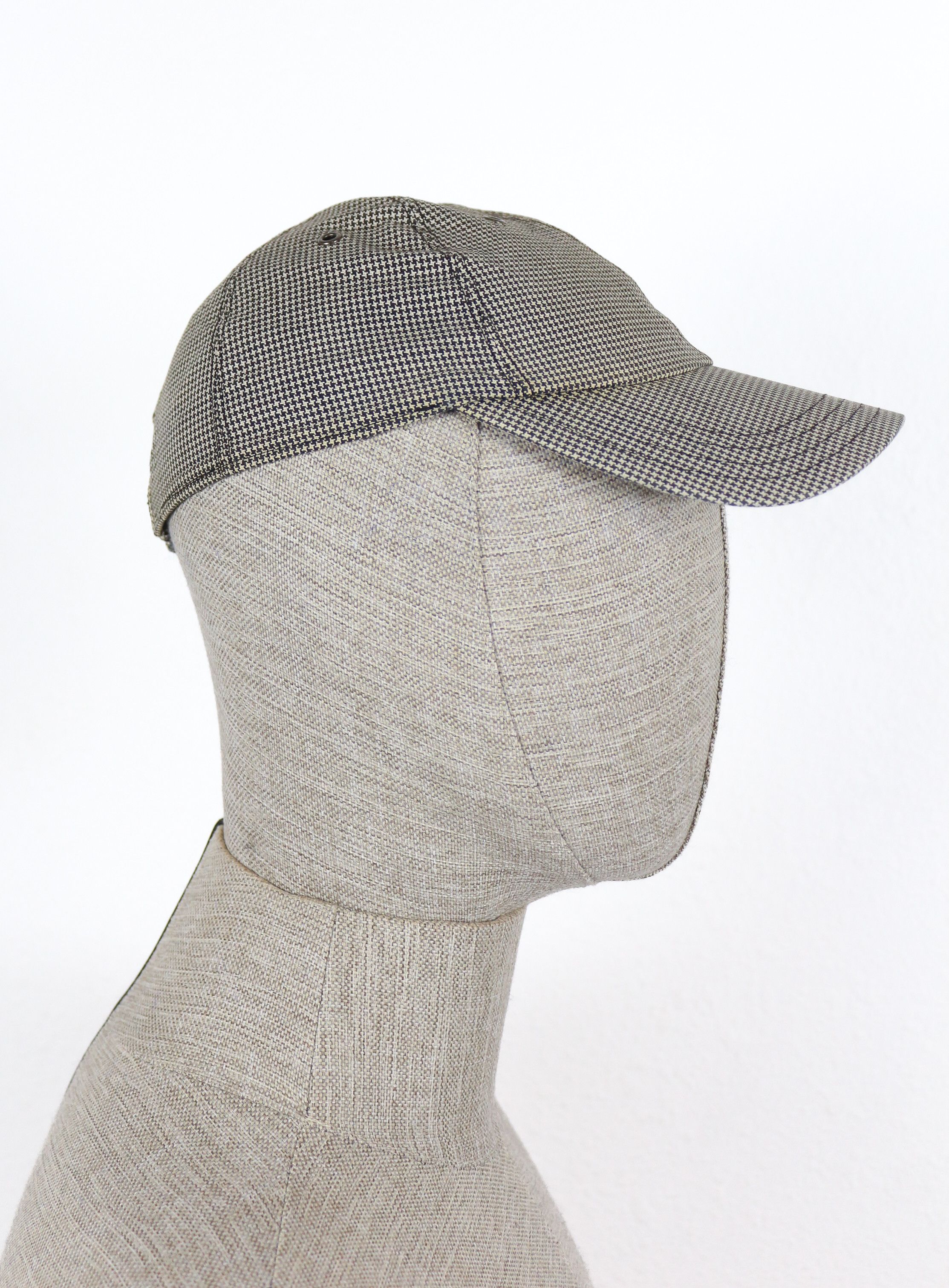 A.P.C. A.P.C. Houndstooth Knit Baseball Cap Hat Size ONE SIZE - 3 Thumbnail