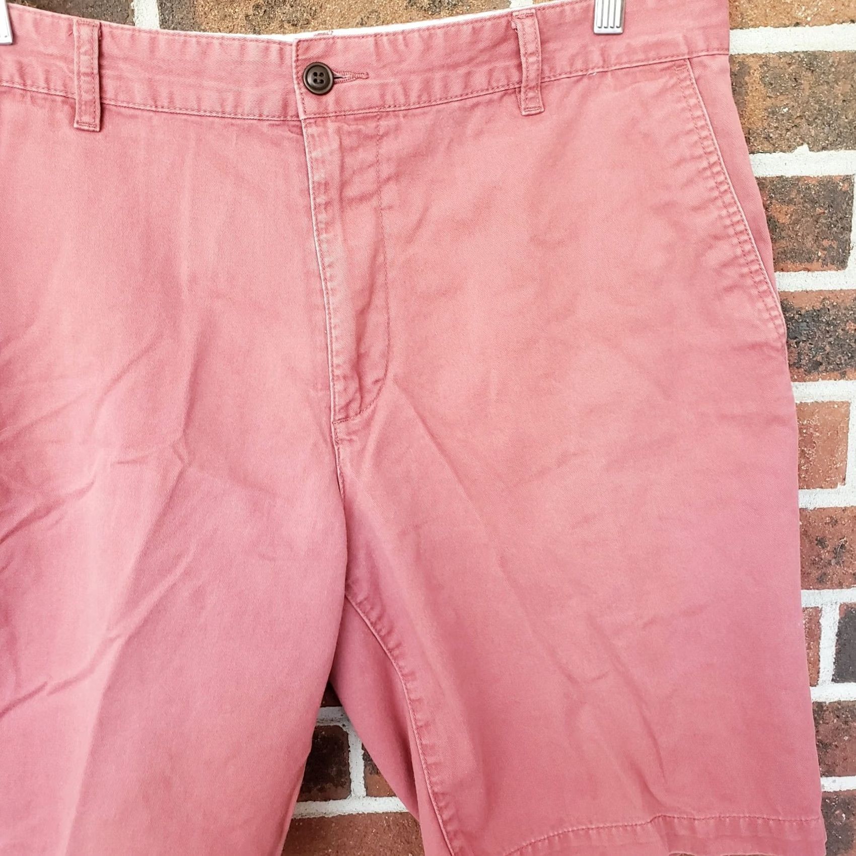 Dockers DOCKERS Shorts Mens Size 36 Red 100% Cotton 10" Inseam Flat Front Pockets Casual Size US 36 / EU 52 - 4 Thumbnail