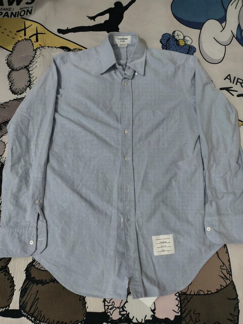 Thom Browne Thom Browne Blue shirt Size US L / EU 52-54 / 3 - 1 Thumbnail