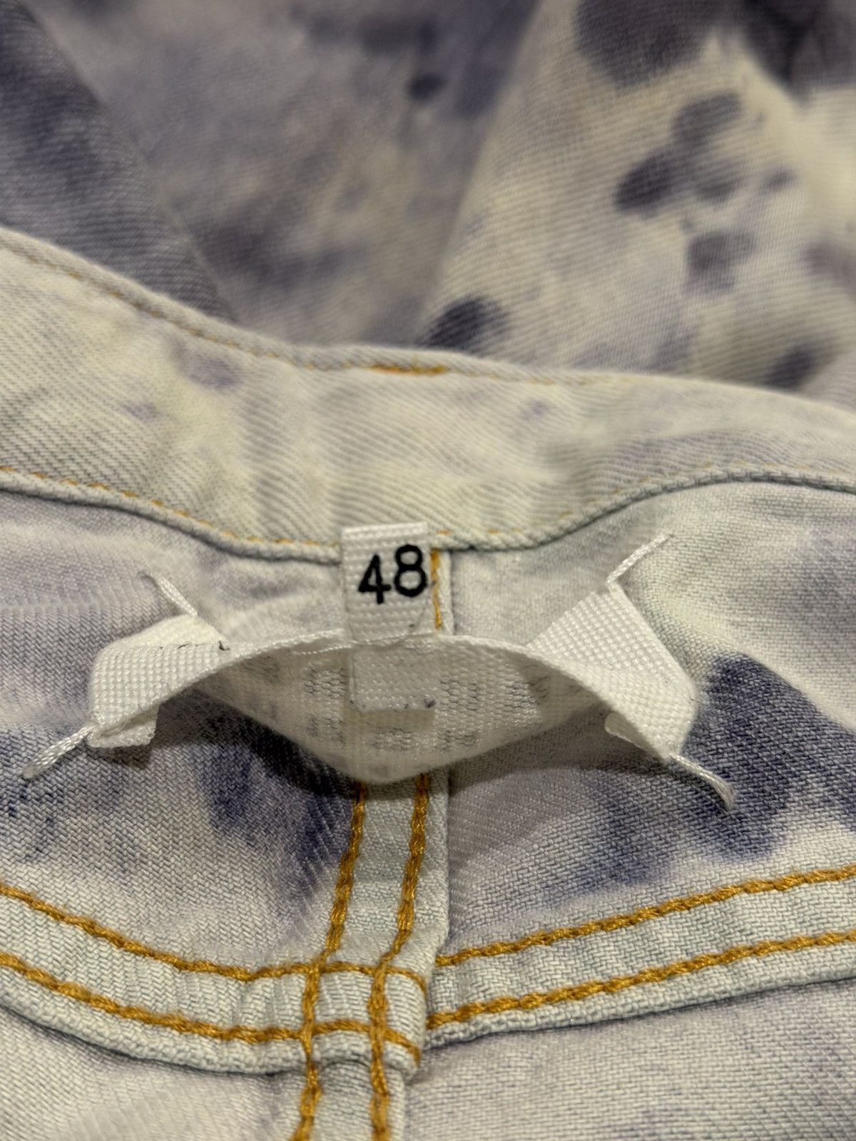 Maison Margiela Maison Margiela Ink / Paint Splatter Purple Denim Jeans Size US 32 / EU 48 - 15 Thumbnail