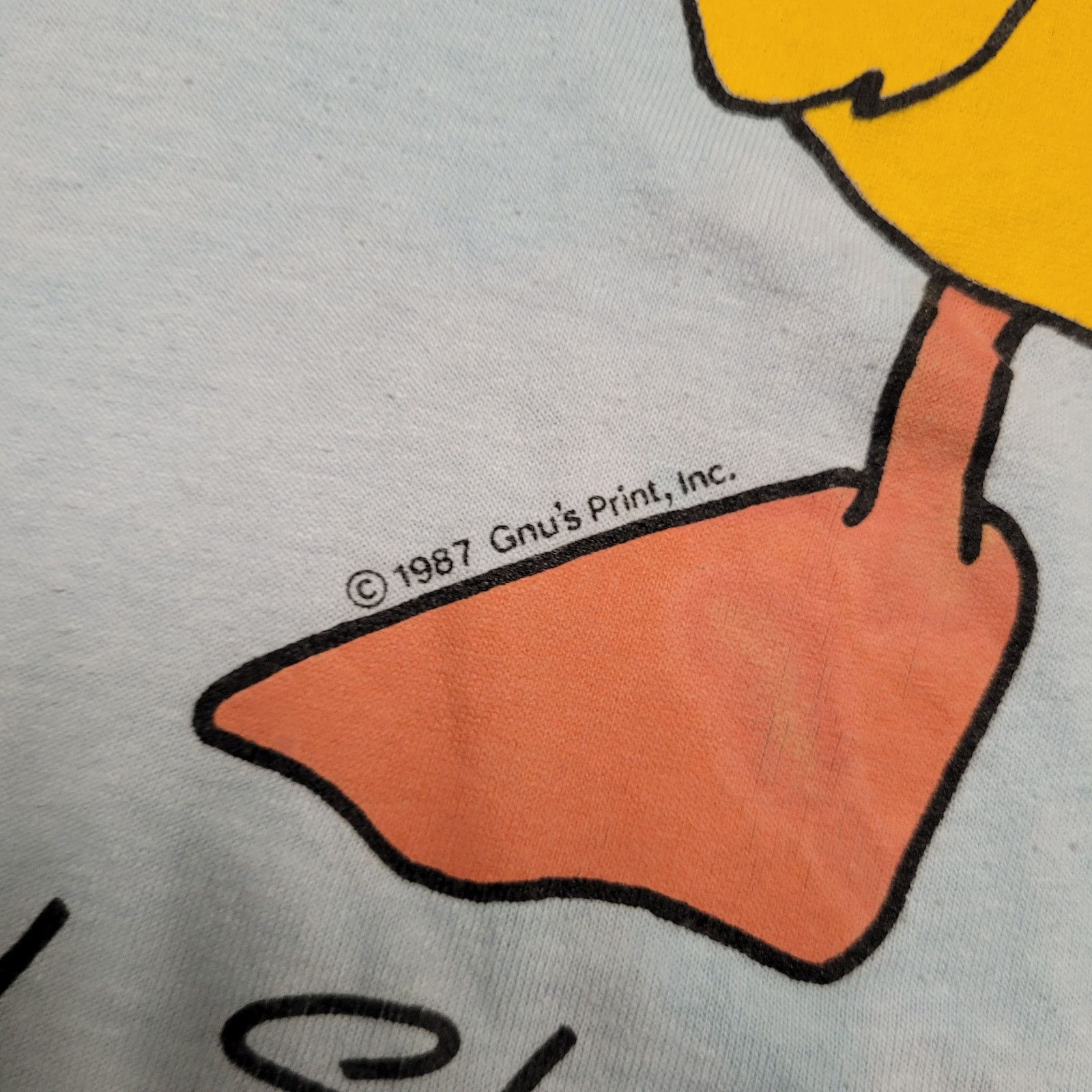 Vintage VTG 1987 "I Shoulda' Duck" Funny T-Shirt Mens XS / Womens S Size US XS / EU 42 / 0 - 4 Thumbnail