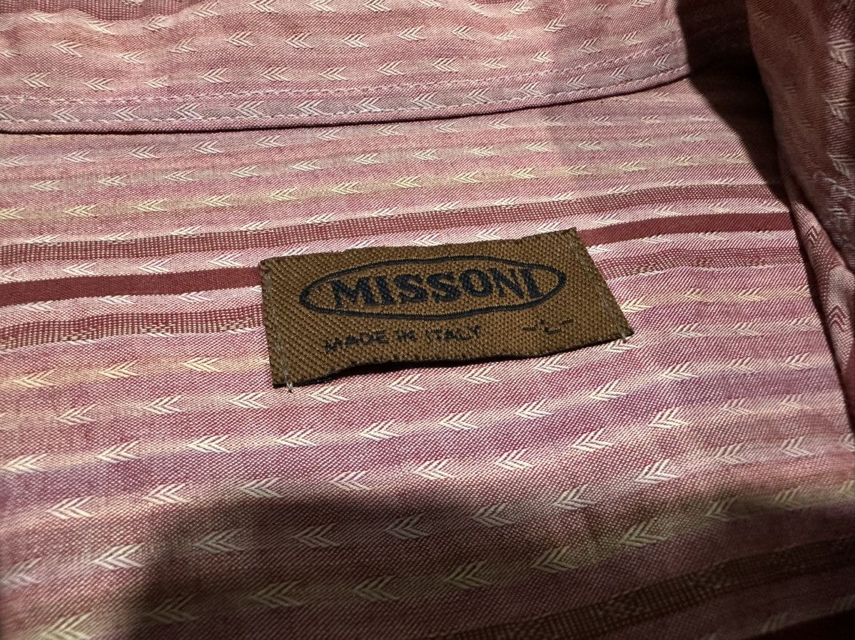 Missoni Vintage Missoni Striped Shirt Long Sleeve Size US L / EU 52-54 / 3 - 5 Thumbnail