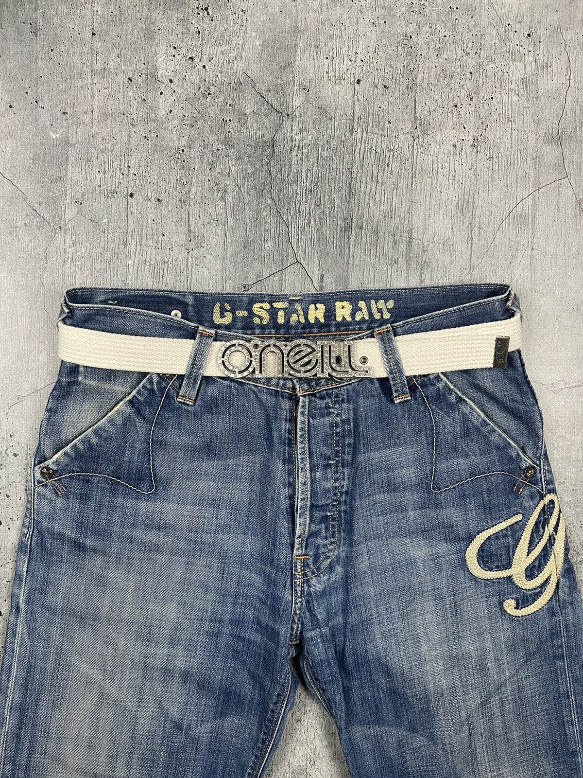 O'Neill × Vintage CRAZY Y2K O’neil Big Metal Buckle Belt Size ONE SIZE - 1 Thumbnail
