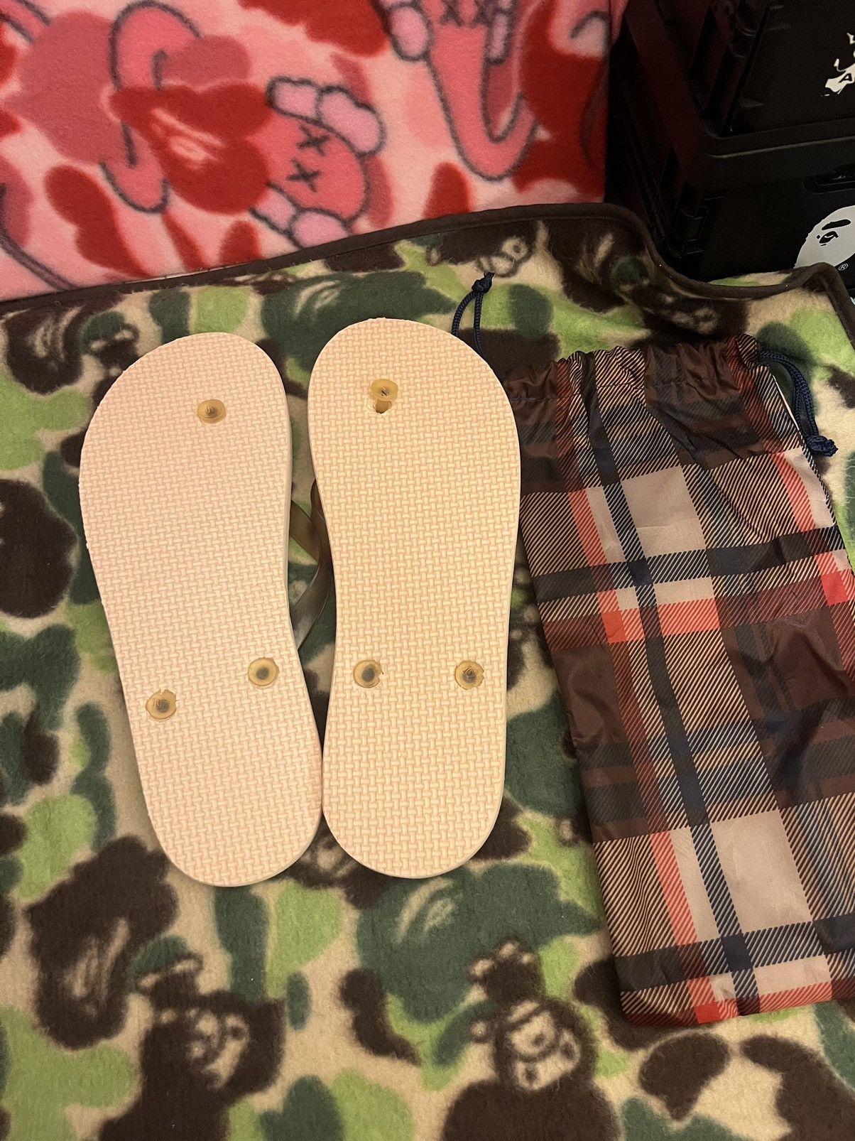 Bape Bape Plaid Sandals Size US 8 / EU 41 - 5 Thumbnail
