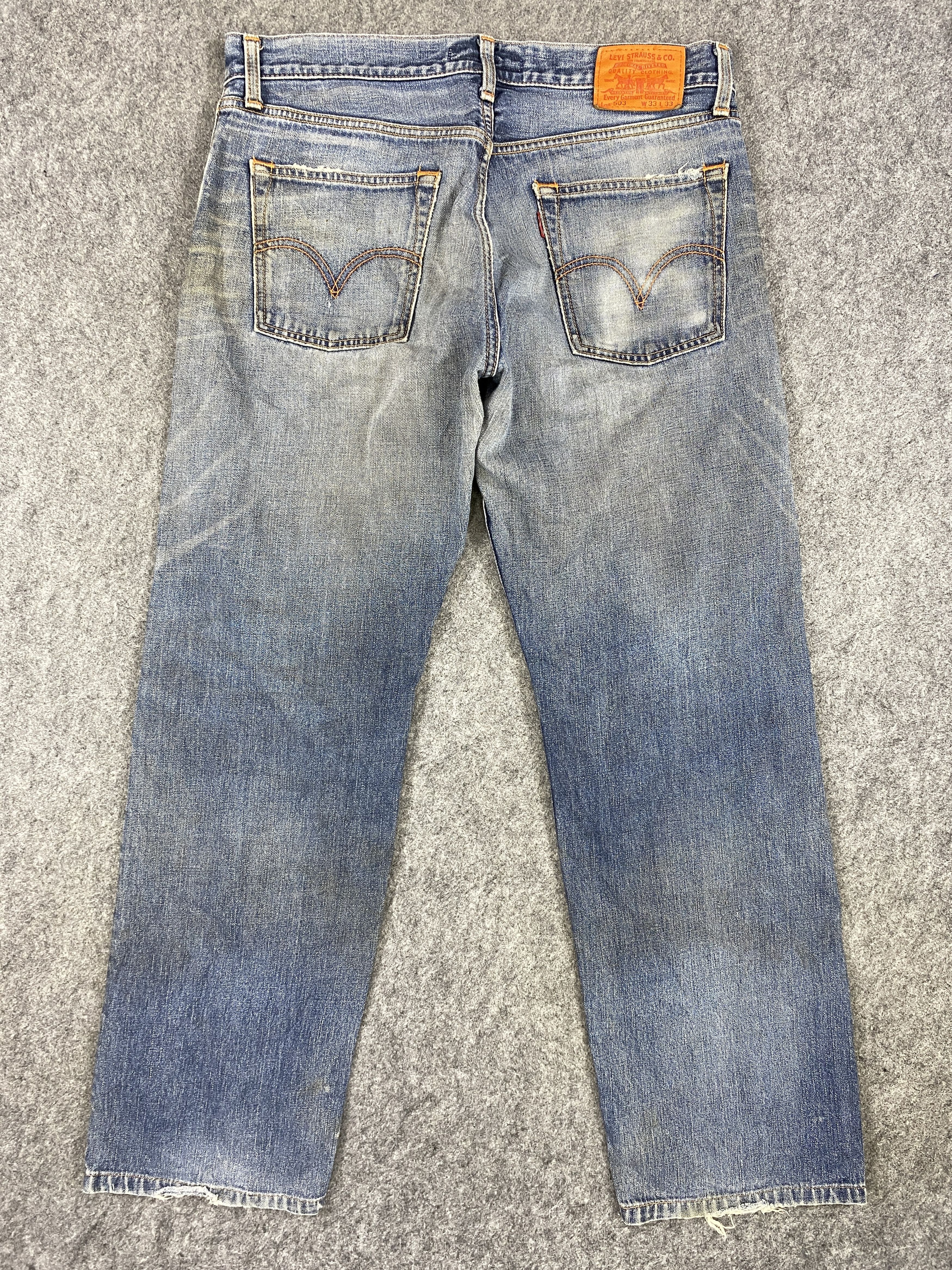 Levi's Distressed Blue Vintage Levi's 503 36x31 Denim -SJ078 Size US 36 / EU 52 - 2 Thumbnail