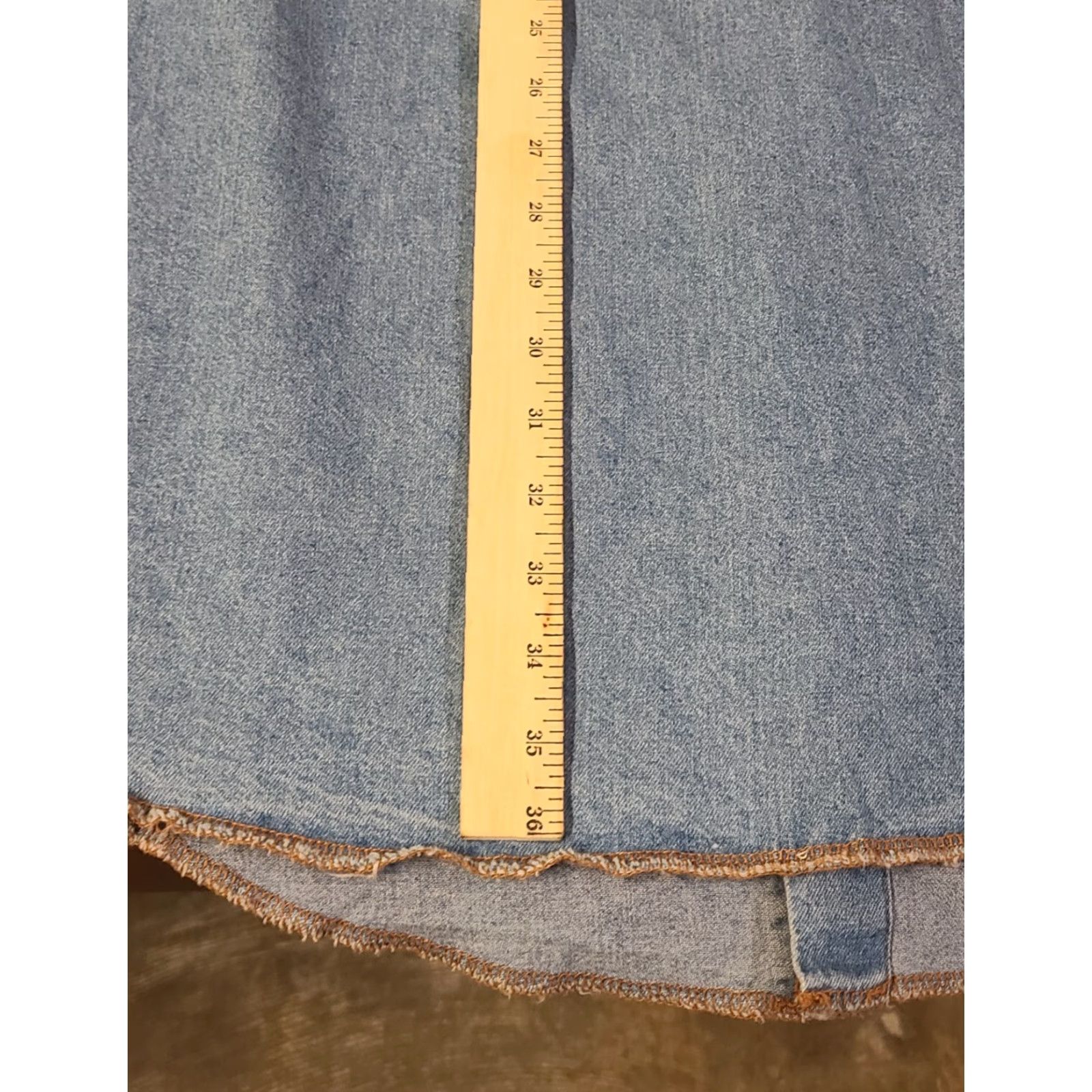 Wrangler VINTAGE Wrangler Denim Blue Denim Pearl Snap Long Sleeve 2XLT Tall Shirt Men Western Cowboy Logo Classic Work Size US XXL / EU 58 / 5 - 8 Thumbnail