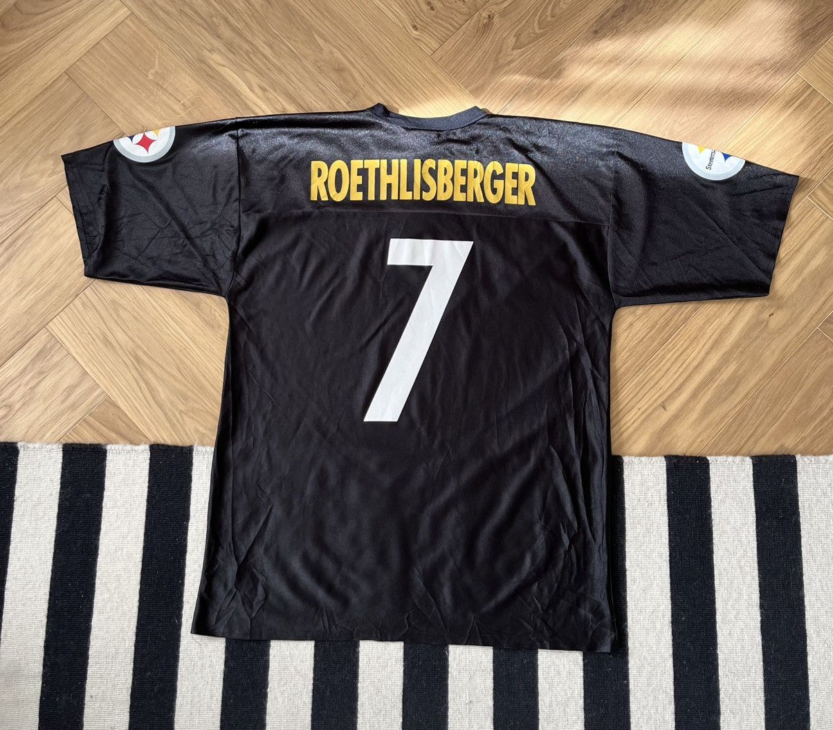 Reebok Pittsburgh Steelers #7 Ben Roethlisberger NFL Mesh Jersey Size US L / EU 52-54 / 3 - 5 Thumbnail